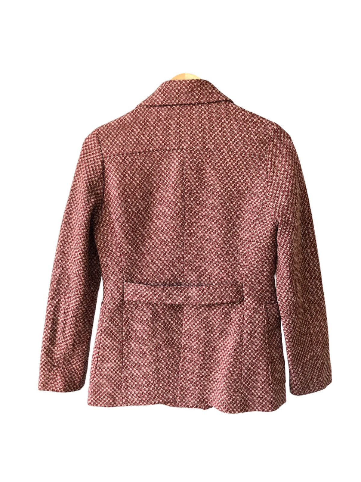 Yohji Yamamoto Vintage Yohji Yamamoto INED Tweed Jacket Size S / US 4 / IT 40 - 2 Thumbnail