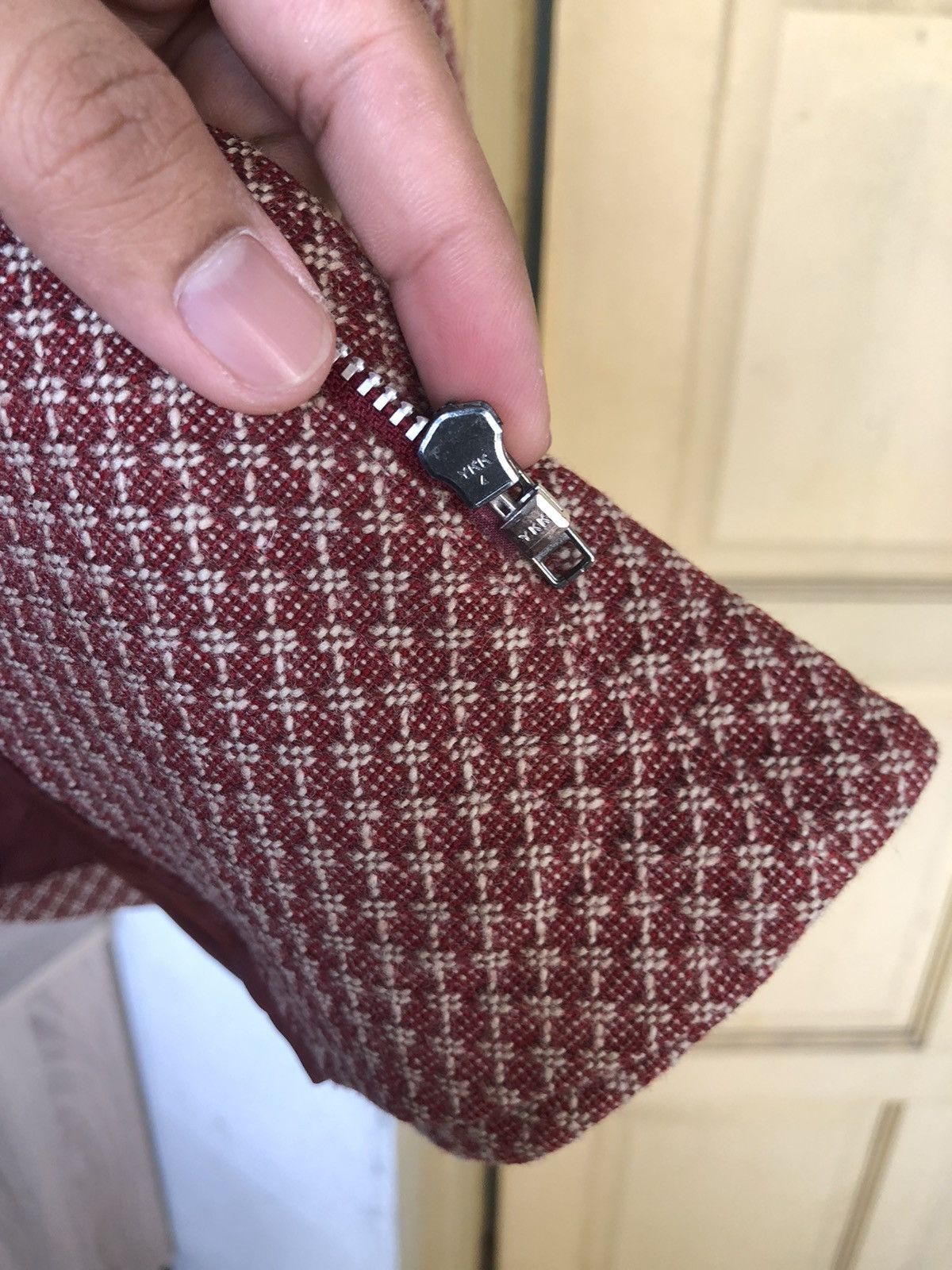 Yohji Yamamoto Vintage Yohji Yamamoto INED Tweed Jacket Size S / US 4 / IT 40 - 16 Thumbnail