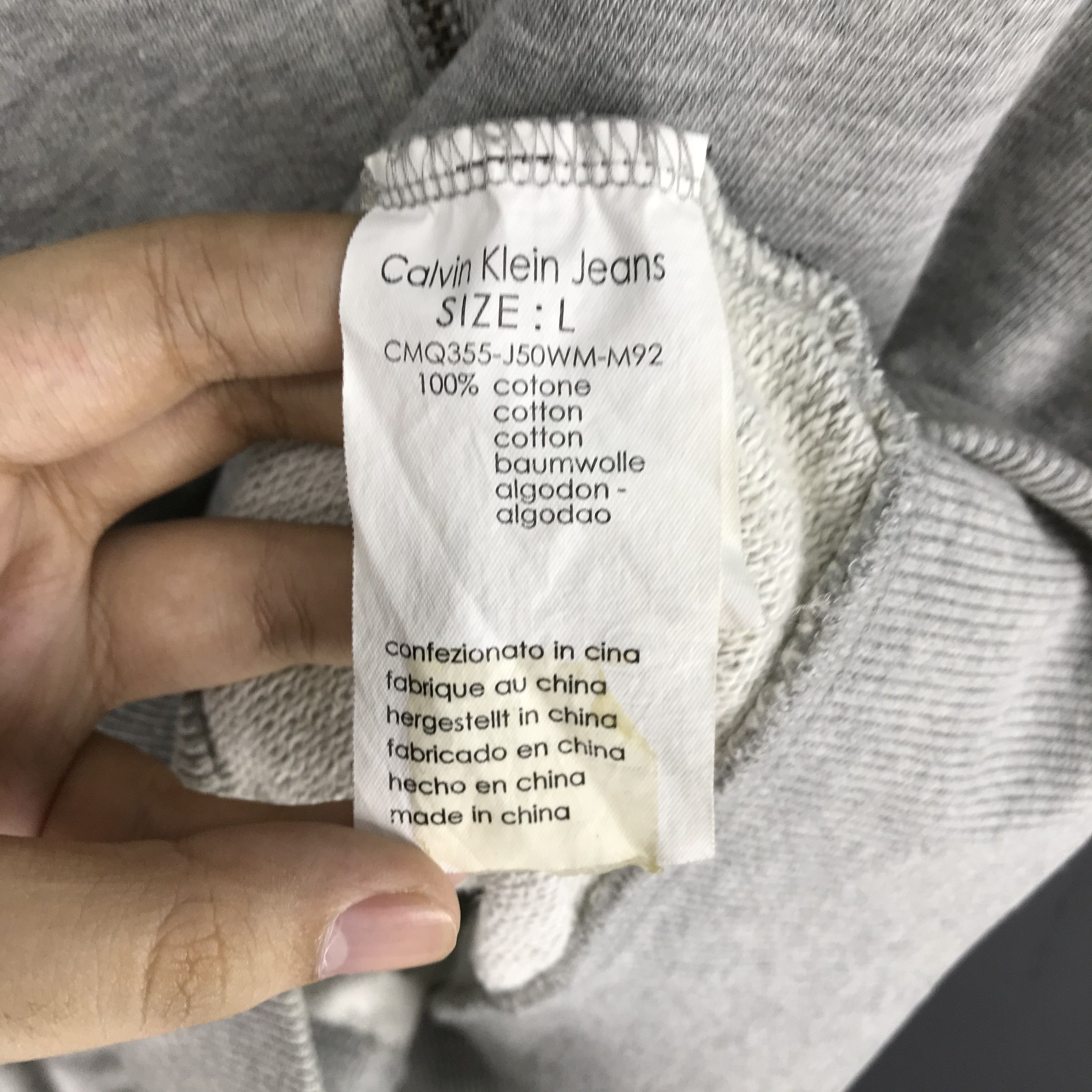 Calvin Klein CALVIN KLEIN JEANS Pockets Zipper Sweatshirt #2329-81 Size US M / EU 48-50 / 2 - 8 Thumbnail