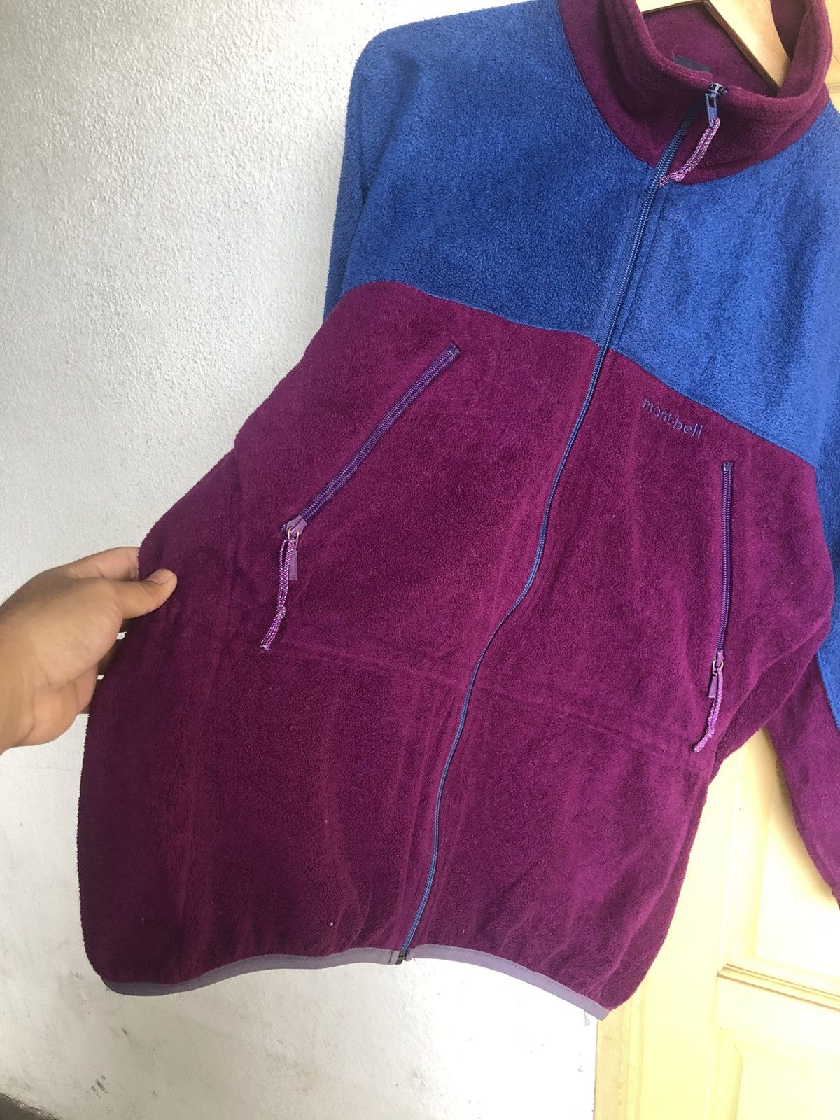 Montbell Vintage Moutbell Two Tone Polartec Fleece Jackets Size US L / EU 52-54 / 3 - 7 Thumbnail