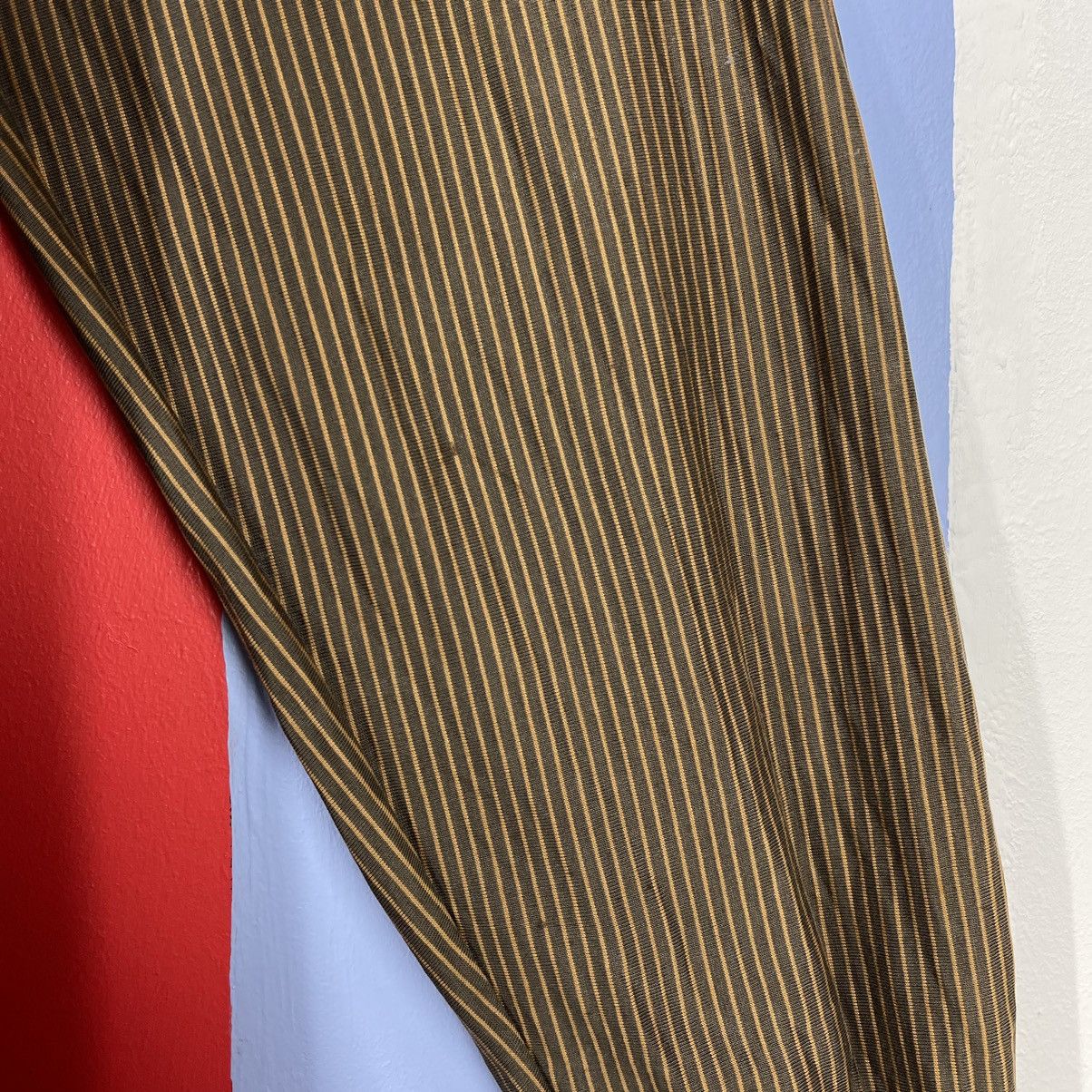 Yves Saint Laurent YSL POUR HOMME Stripe Polo T Shirt #1118/AN Size US L / EU 52-54 / 3 - 10 Thumbnail