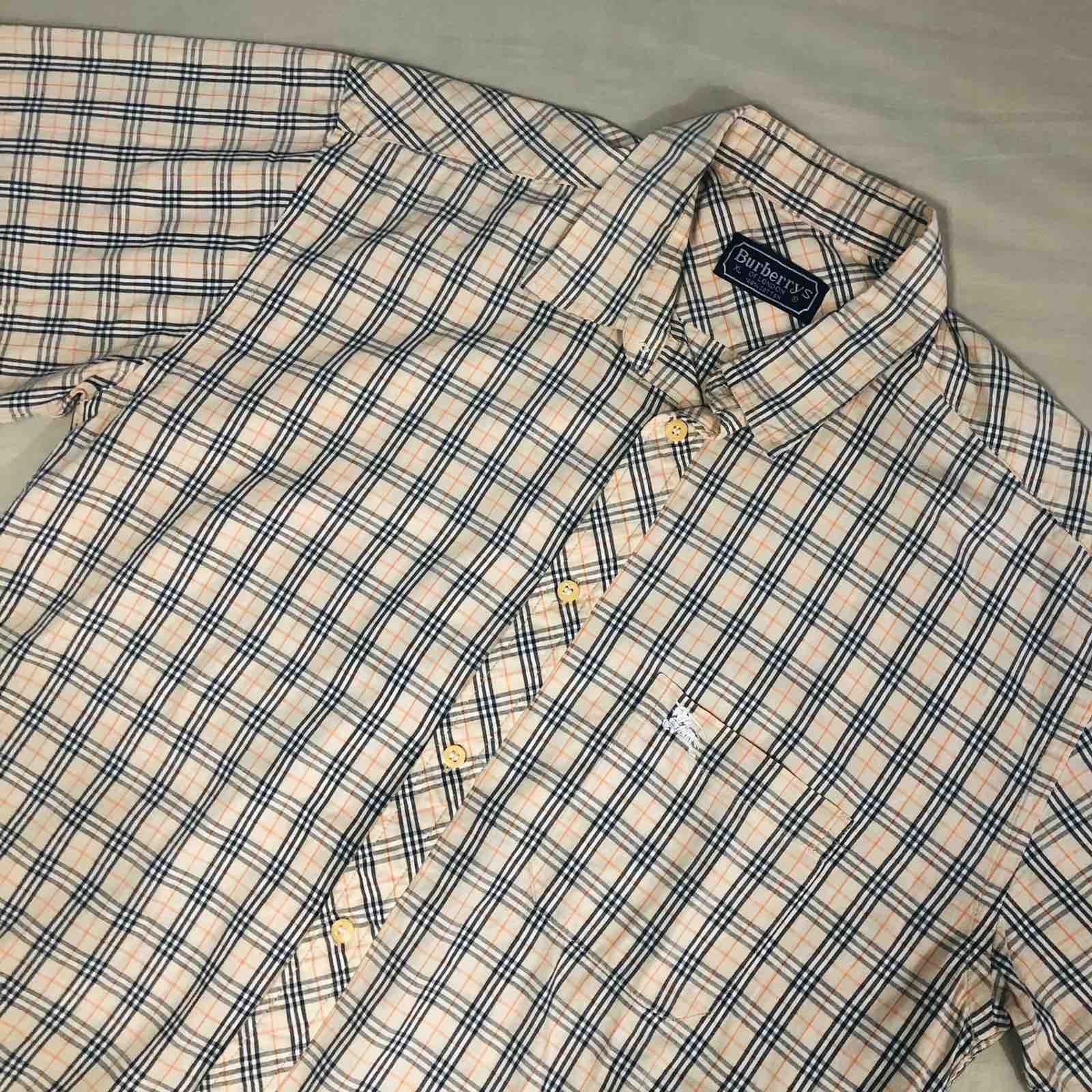 Vintage Burberry Nova Check Short Sleeve Shirt