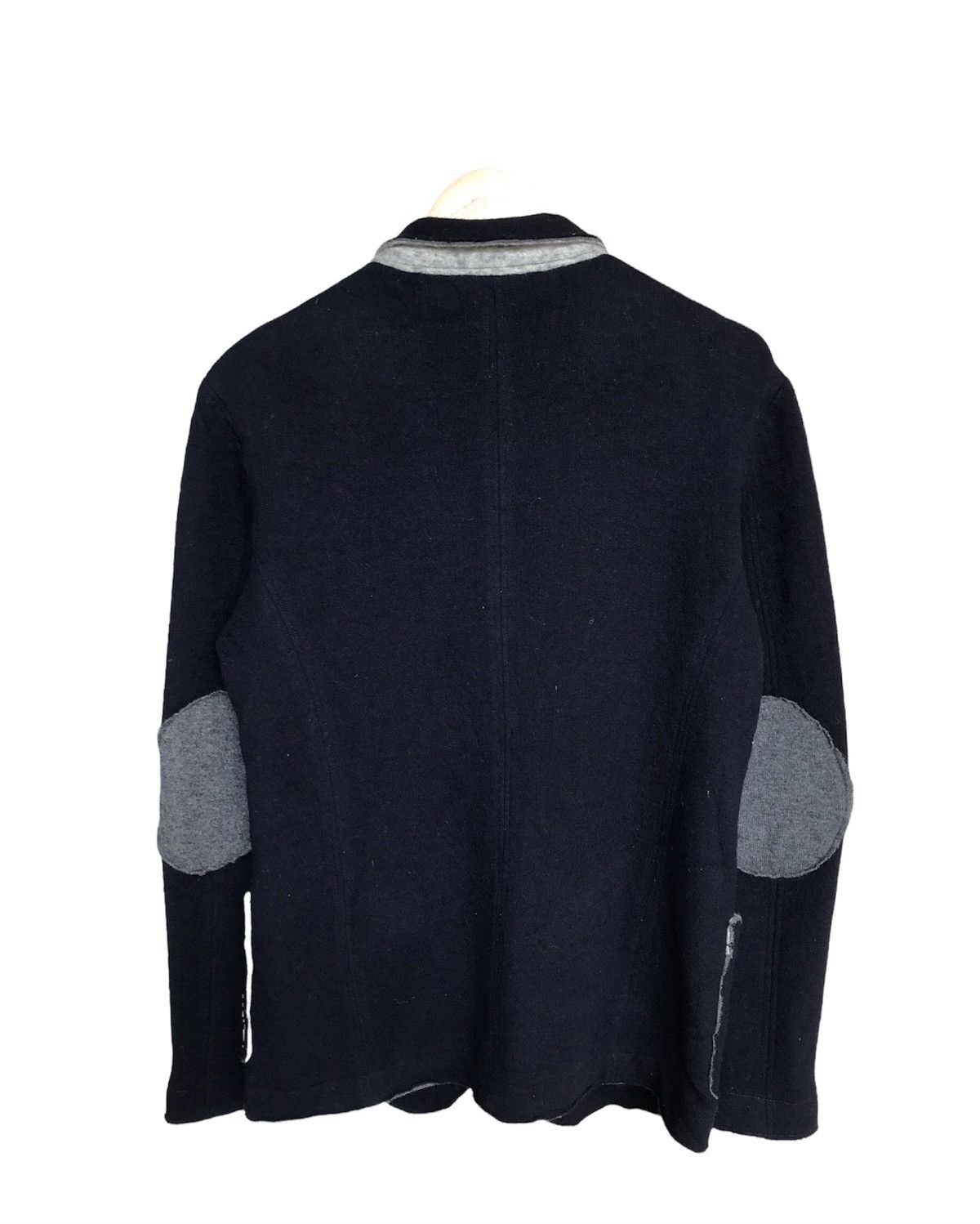 Mason's Rick Owens Style Masons Survival Distressed Wool Jacket Size US M / EU 48-50 / 2 - 2 Thumbnail