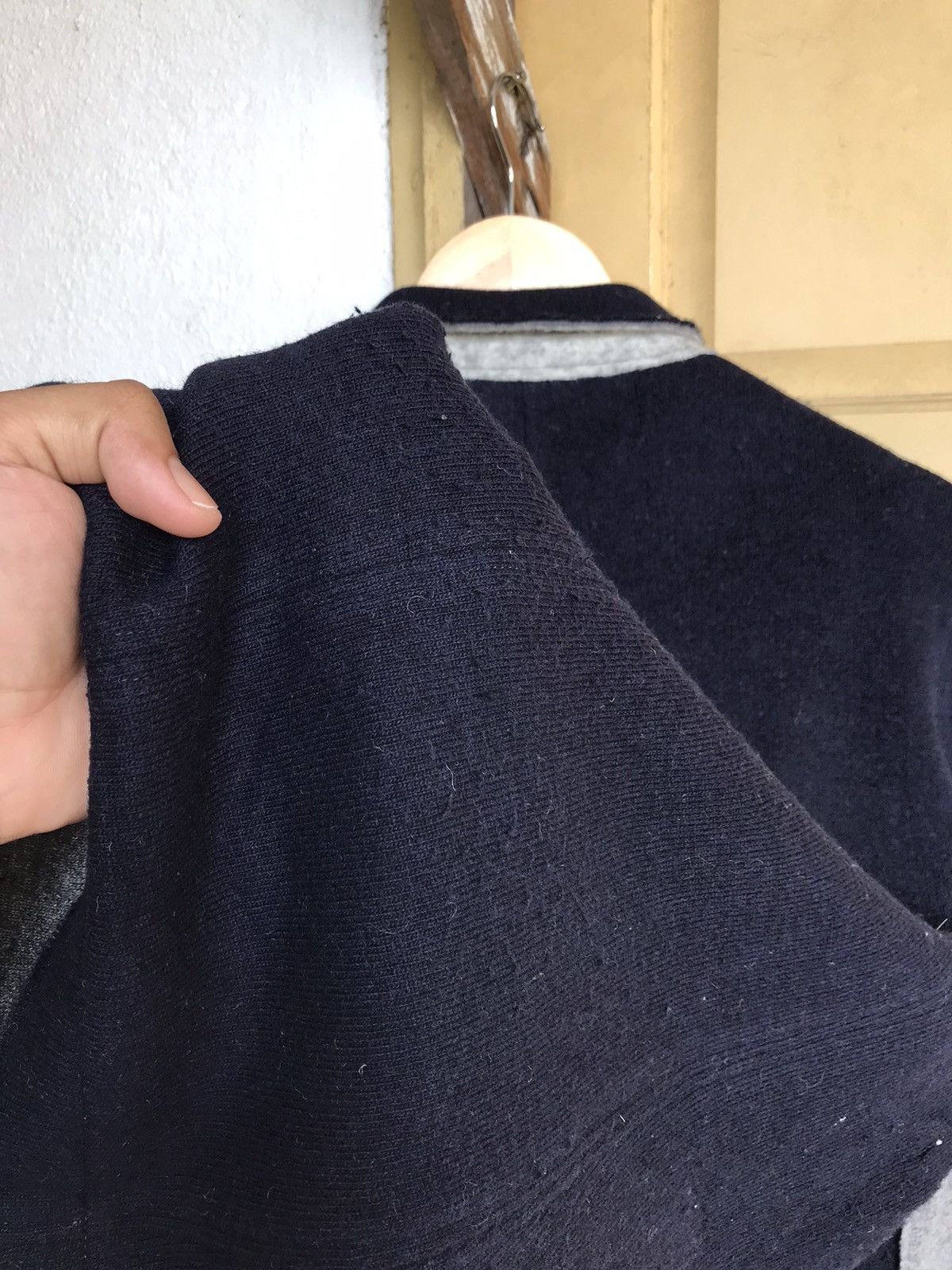 Mason's Rick Owens Style Masons Survival Distressed Wool Jacket Size US M / EU 48-50 / 2 - 18 Thumbnail