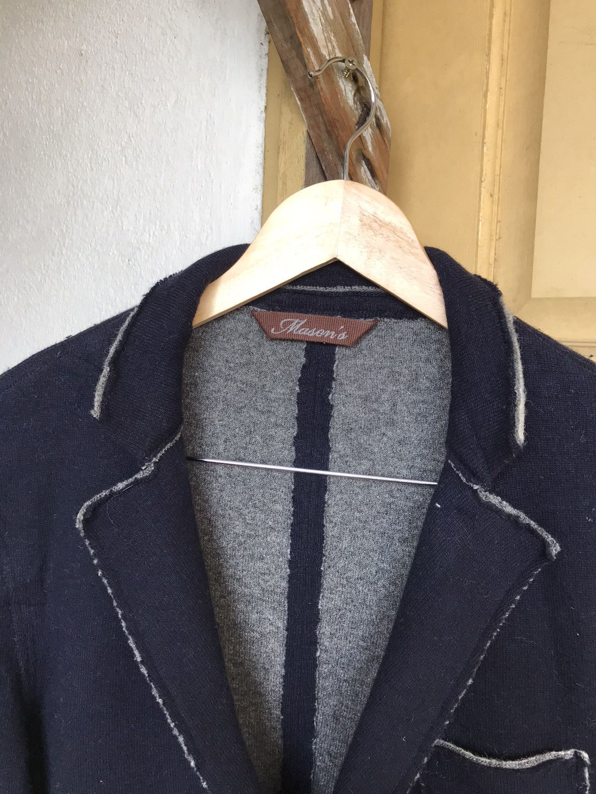 Mason's Rick Owens Style Masons Survival Distressed Wool Jacket Size US M / EU 48-50 / 2 - 15 Thumbnail