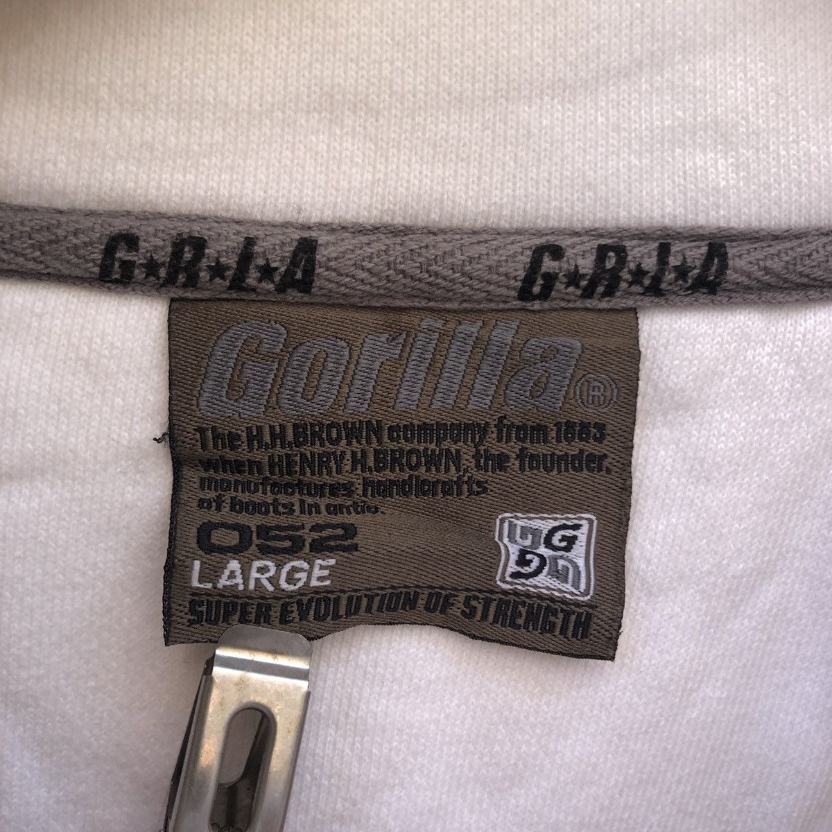 Other GORILLA 52 by H.H.BROWN Hoodie Pullover #0455-12 Size US L / EU 52-54 / 3 - 9 Thumbnail