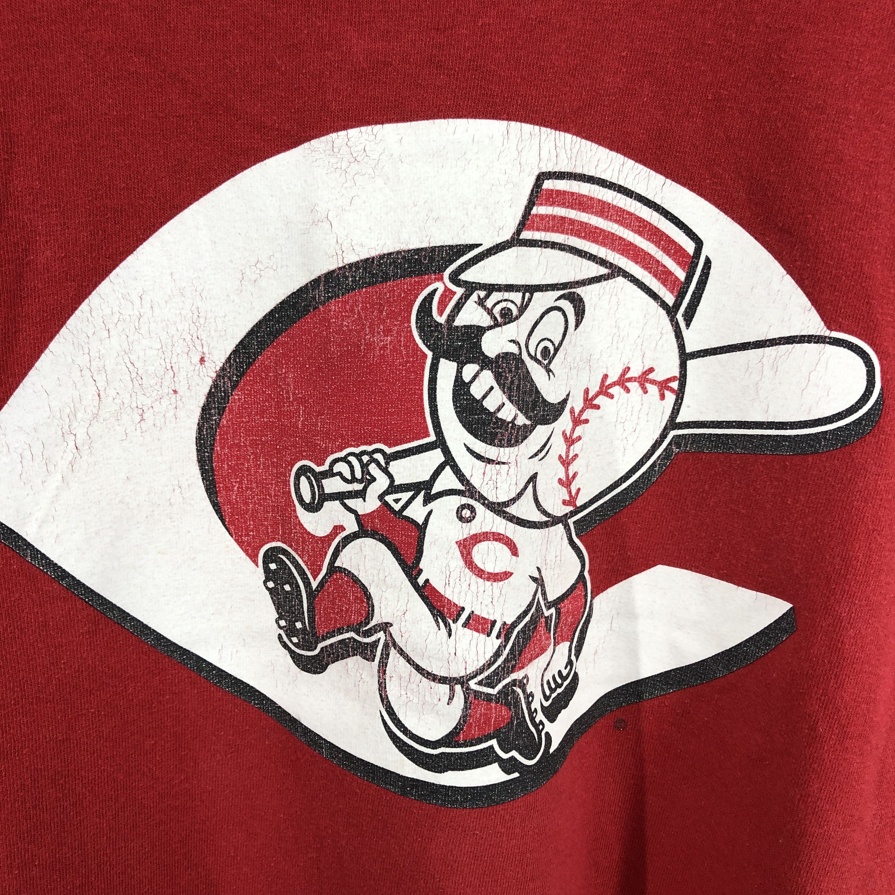 Nike Vintage Y2K NIKE TEAM 01" Cincinnati Reds T Shirt #04-01 Size US L / EU 52-54 / 3 - 8 Thumbnail