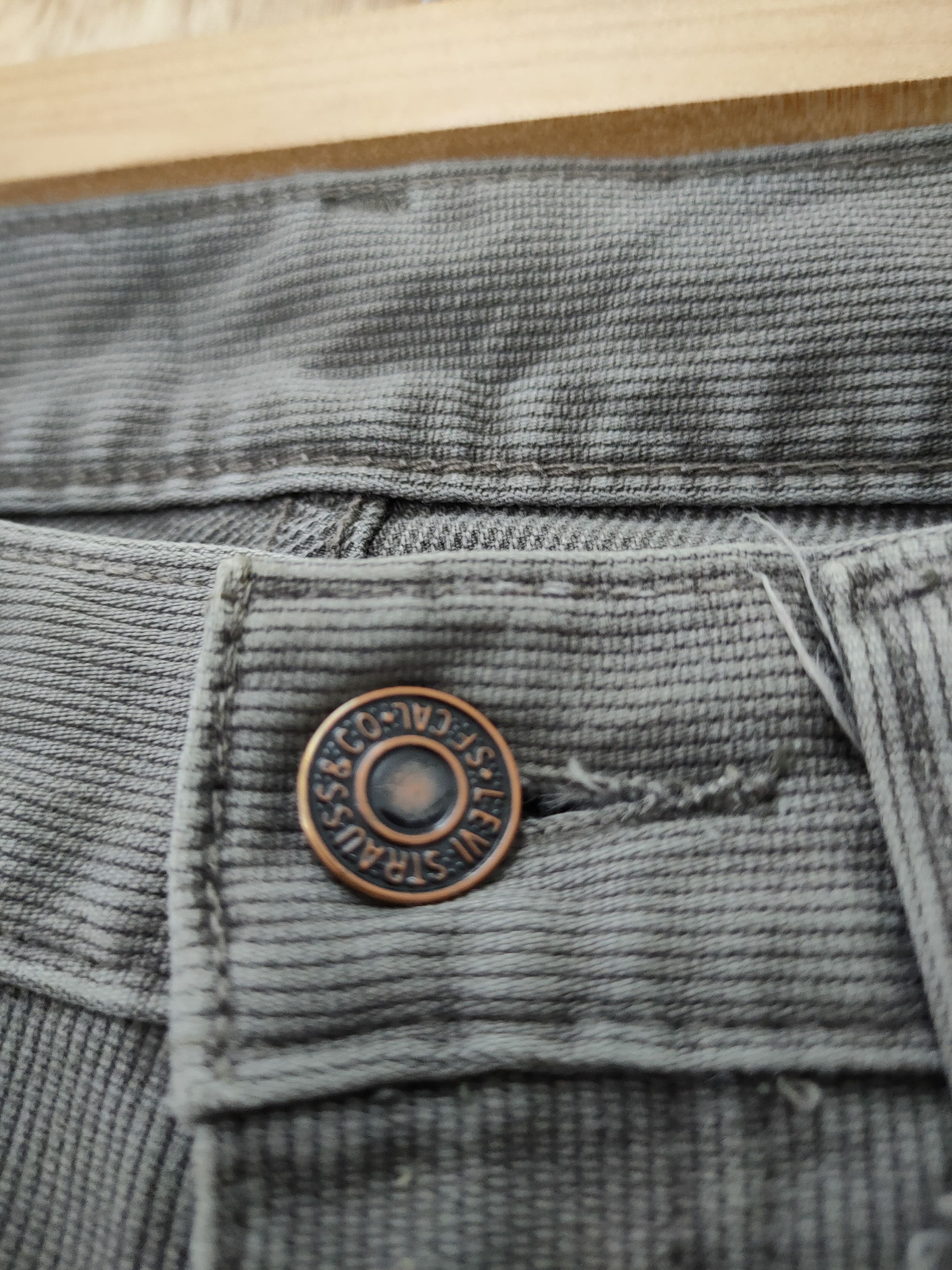 Levi's DLL levis corduroy faded streetwear vintage pants #46-240T Size US 31 - 6 Thumbnail