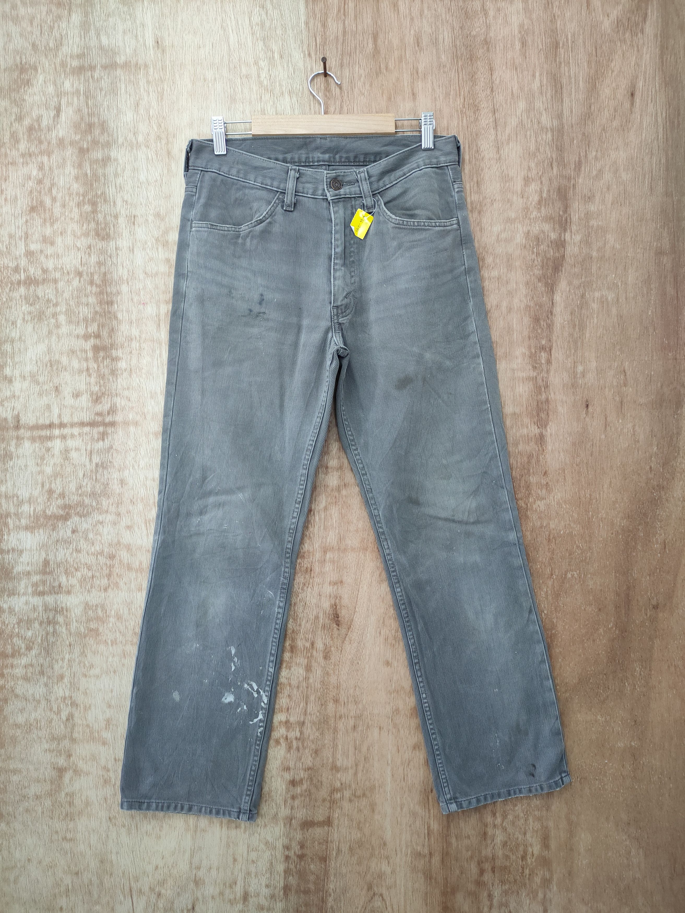 image of Corduroi Club x Levis Corduroy Faded Streetwear Vintage Pants 46-240 in Grey, Men's (Size 30)