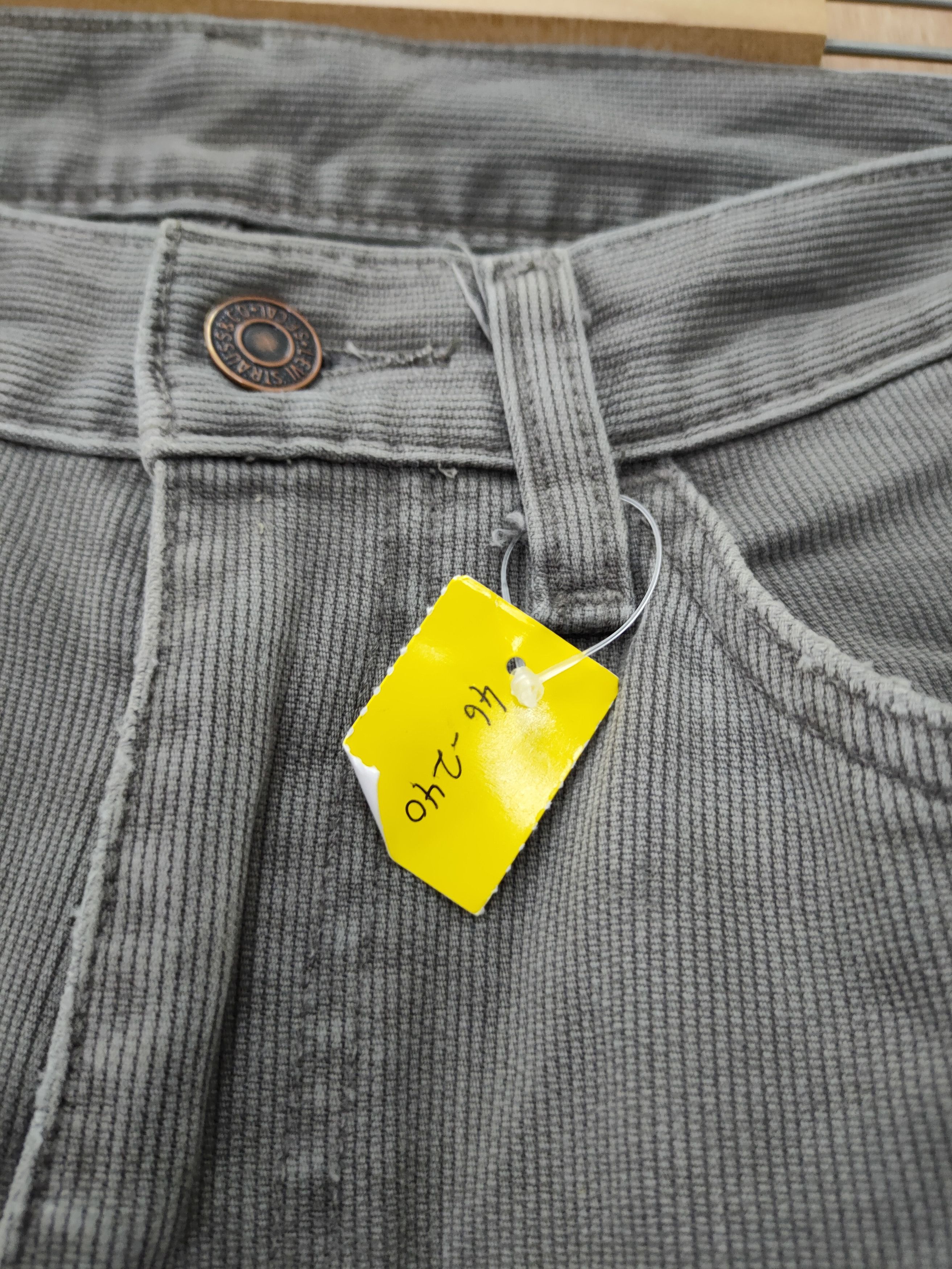 Levi's DLL levis corduroy faded streetwear vintage pants #46-240T Size US 31 - 5 Thumbnail