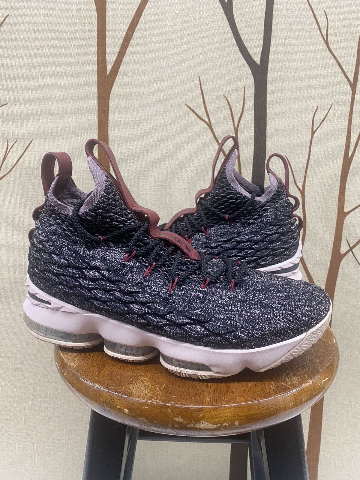 image of Nike Size 10 Lebron 15 Pride Of Ohio Shoes in Purple, Men's