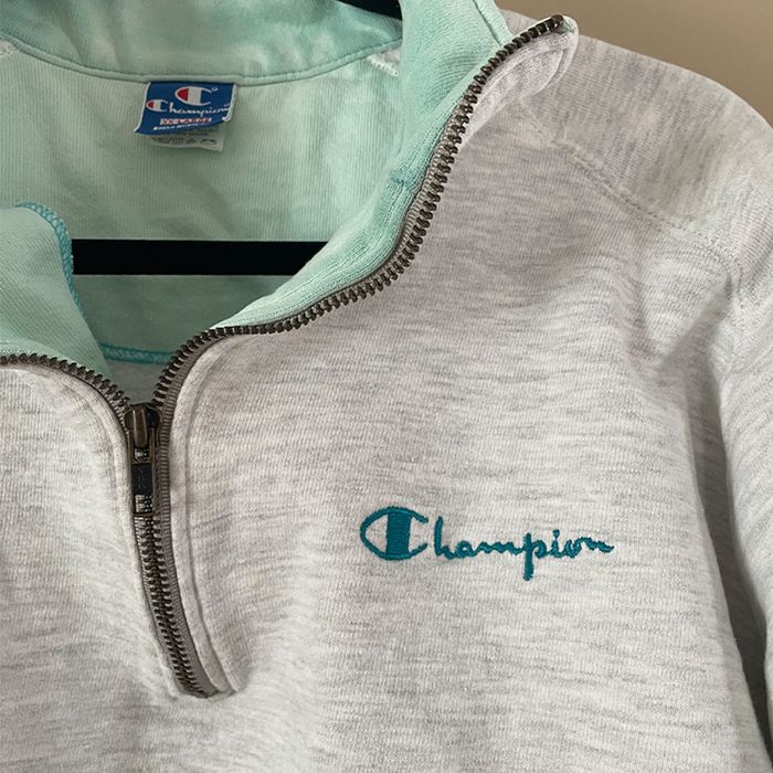 Vintage champion quarter discount zip