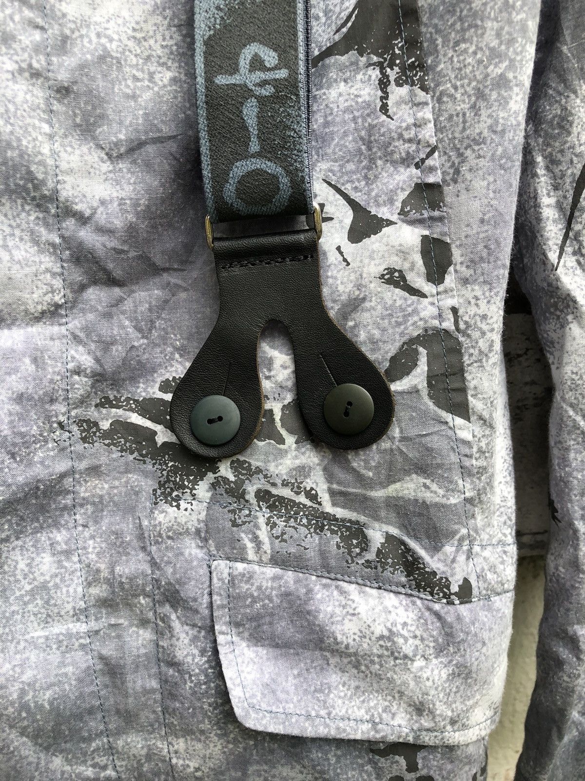 Kansai Yamamoto Archival Kansai International Art Printed Suspender Jacket Size US M / EU 48-50 / 2 - 8 Thumbnail