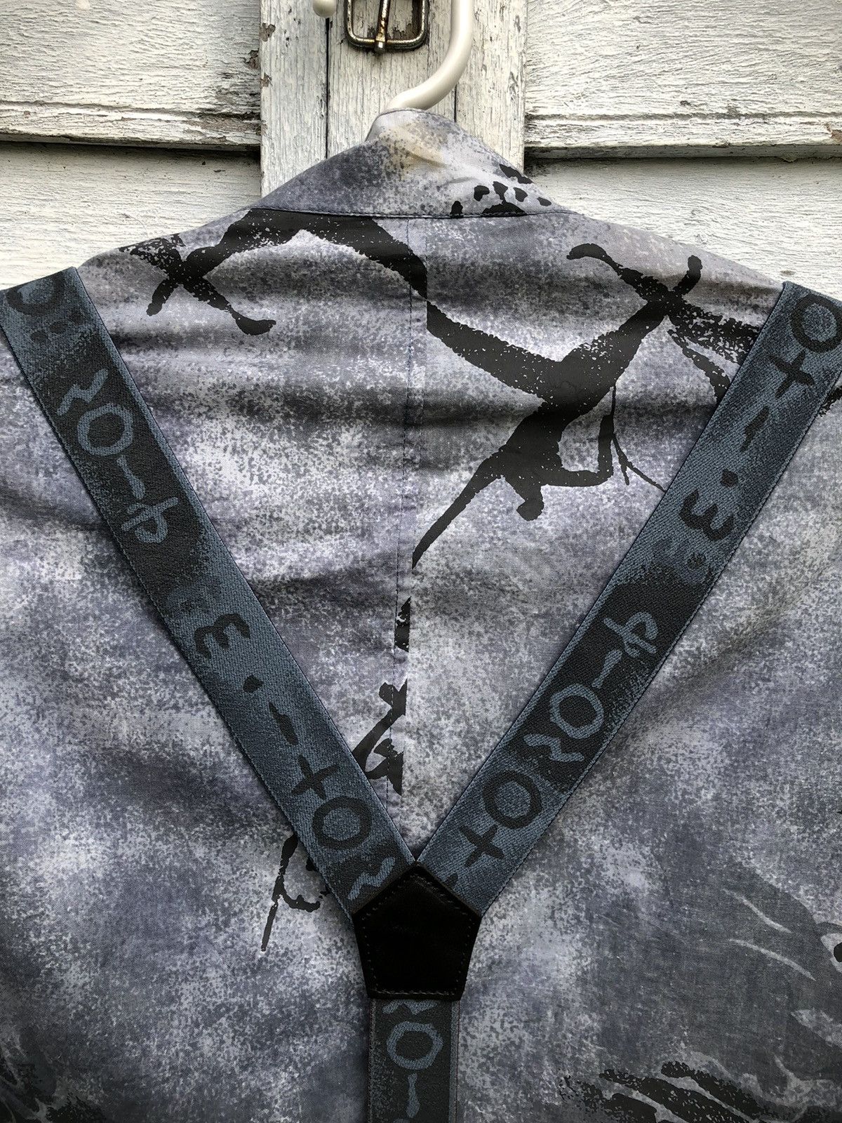 Kansai Yamamoto Archival Kansai International Art Printed Suspender Jacket Size US M / EU 48-50 / 2 - 7 Thumbnail