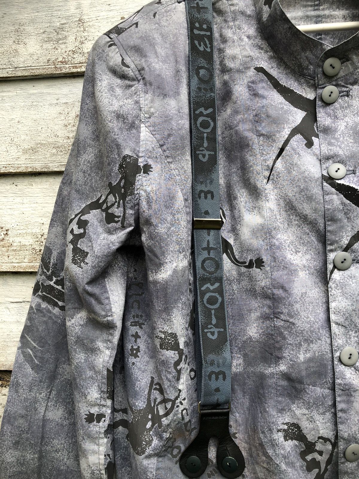 Kansai Yamamoto Archival Kansai International Art Printed Suspender Jacket Size US M / EU 48-50 / 2 - 5 Thumbnail