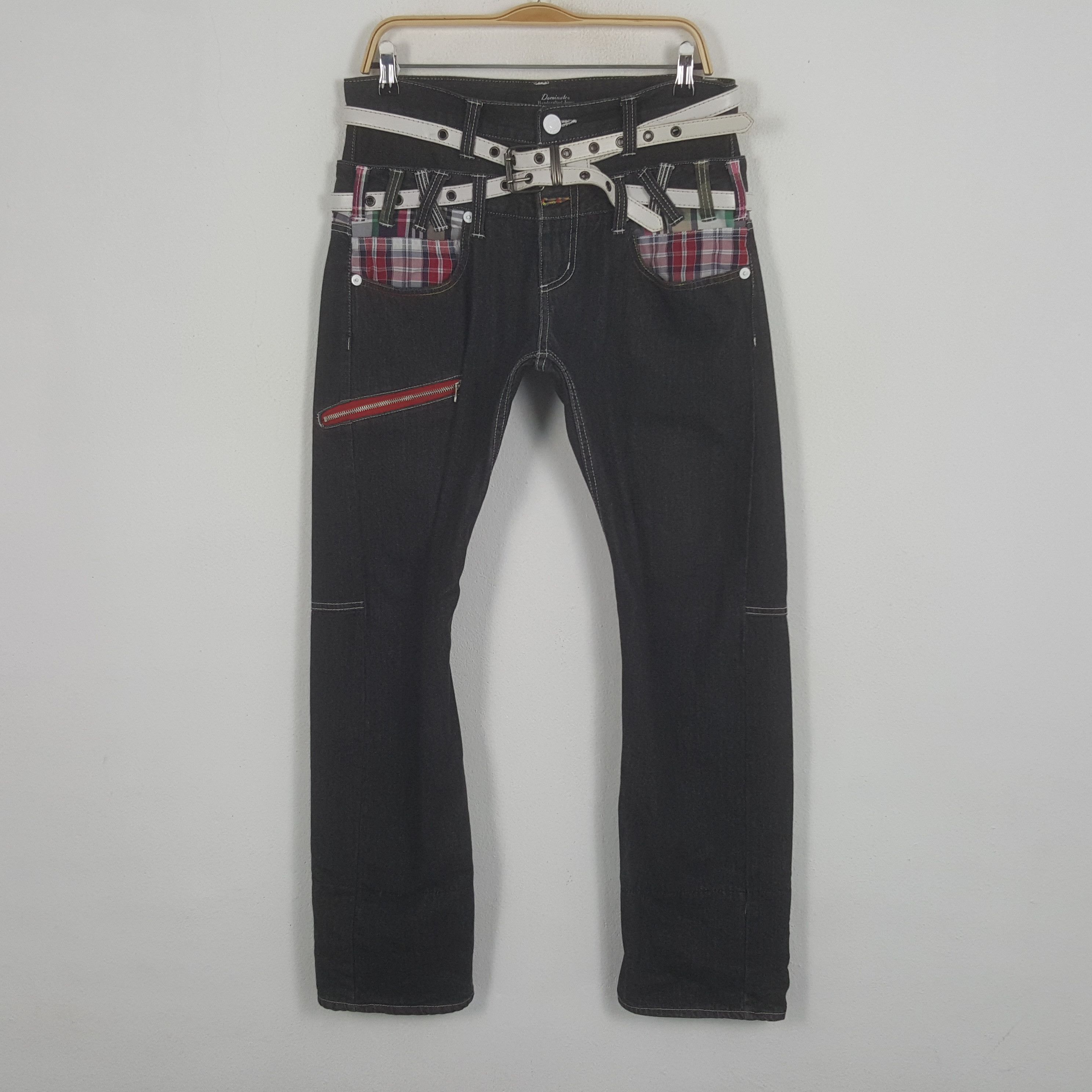 Vintage Dominate Handcrafted Denim Punk Jeans