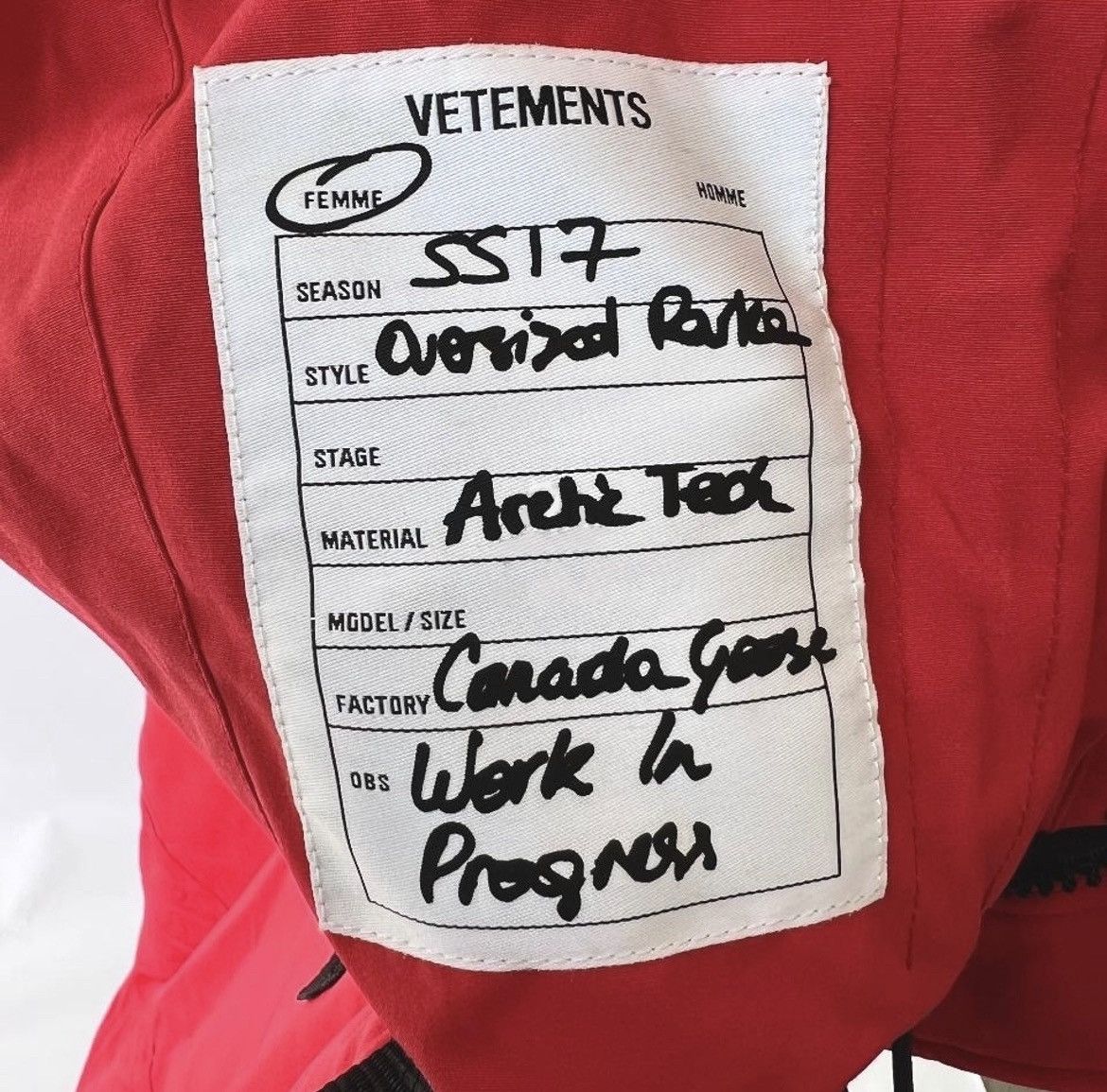 Canada Goose × Vetements Canada Goose x Vetments Snow Mantra Parka Size US XL / EU 56 / 4 - 5 Thumbnail