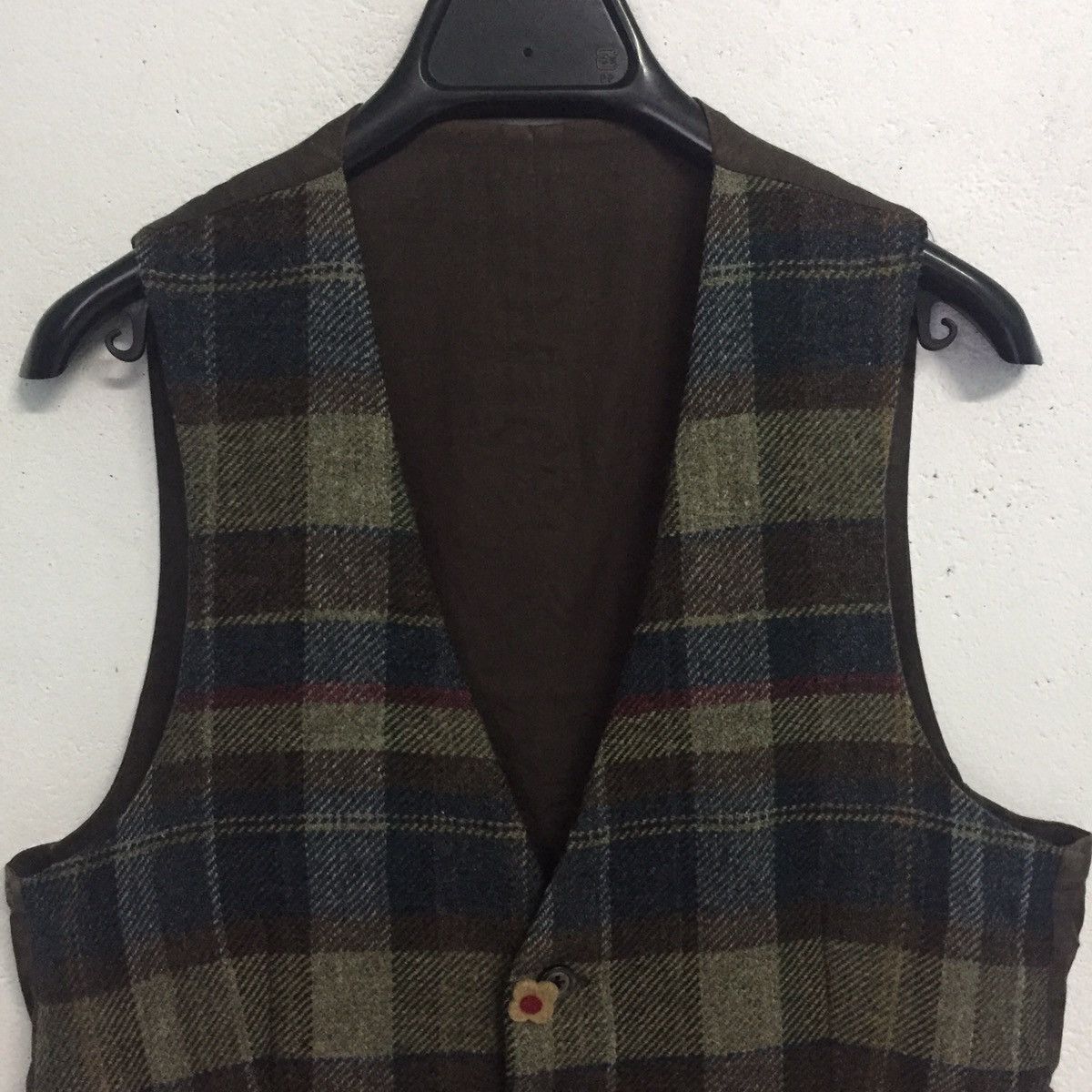 Lardini Lardini Nova Checkered Wool Vest MADE IN ITALY Size US S / EU 44-46 / 1 - 2 Thumbnail