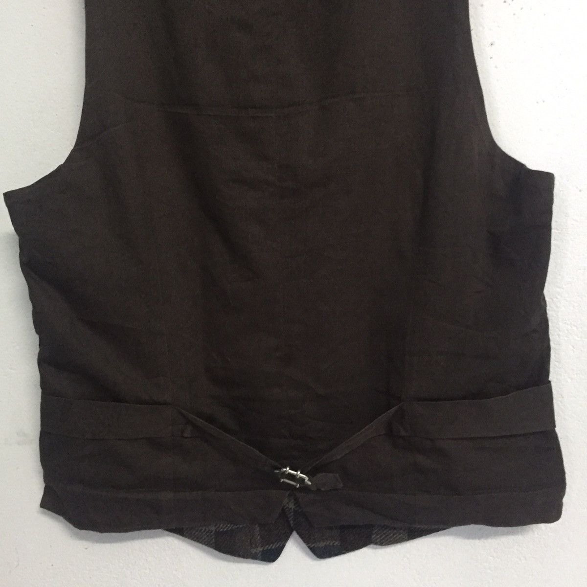 Lardini Lardini Nova Checkered Wool Vest MADE IN ITALY Size US S / EU 44-46 / 1 - 9 Thumbnail