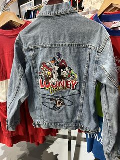 Vintage Looney Tunes Denim Jacket | Grailed