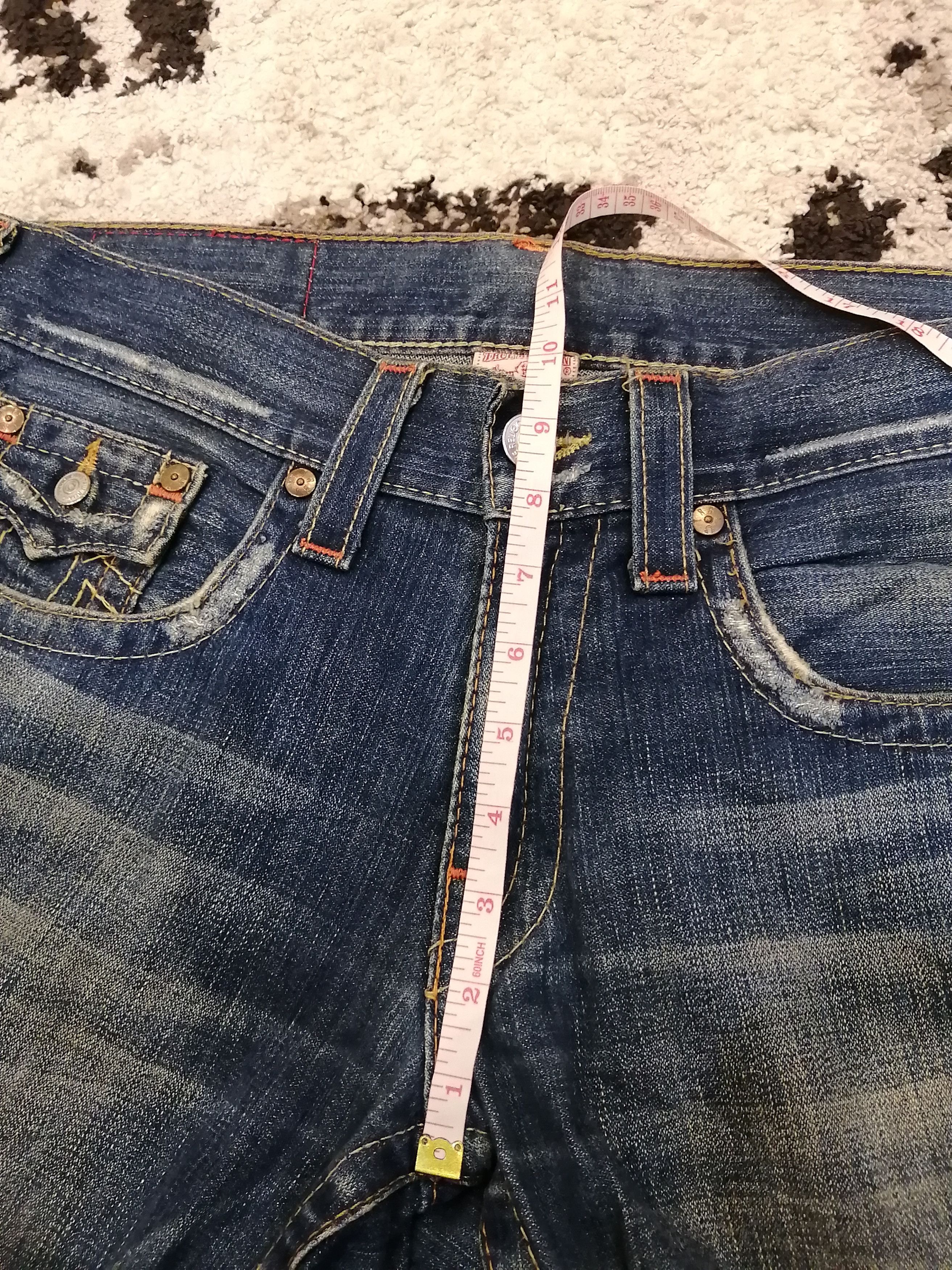 True Religion True Religion Joey Distressed Flare Jeans - Size 31 Size US 31 - 21 Thumbnail