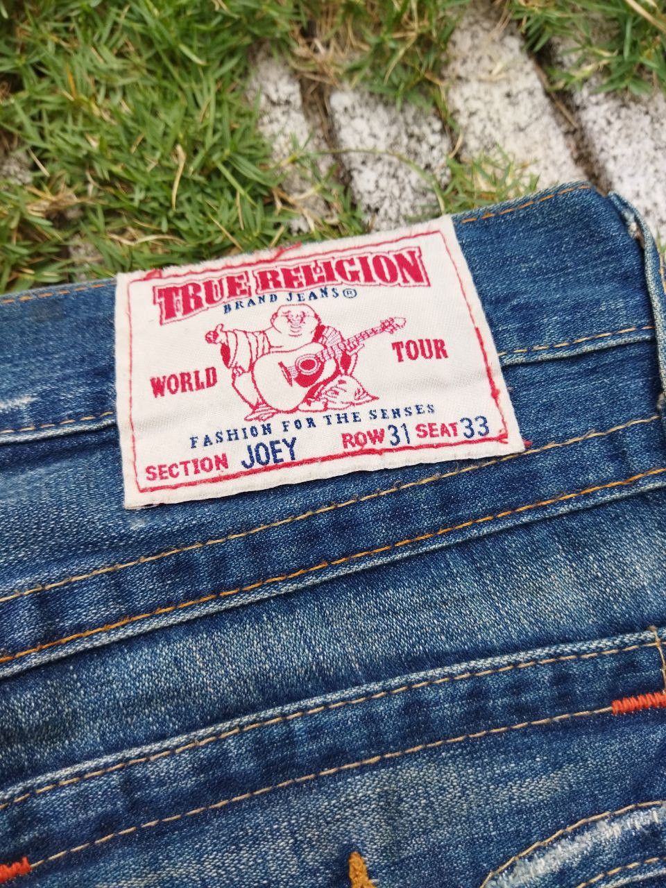 True Religion True Religion Joey Distressed Flare Jeans - Size 31 Size US 31 - 5 Thumbnail