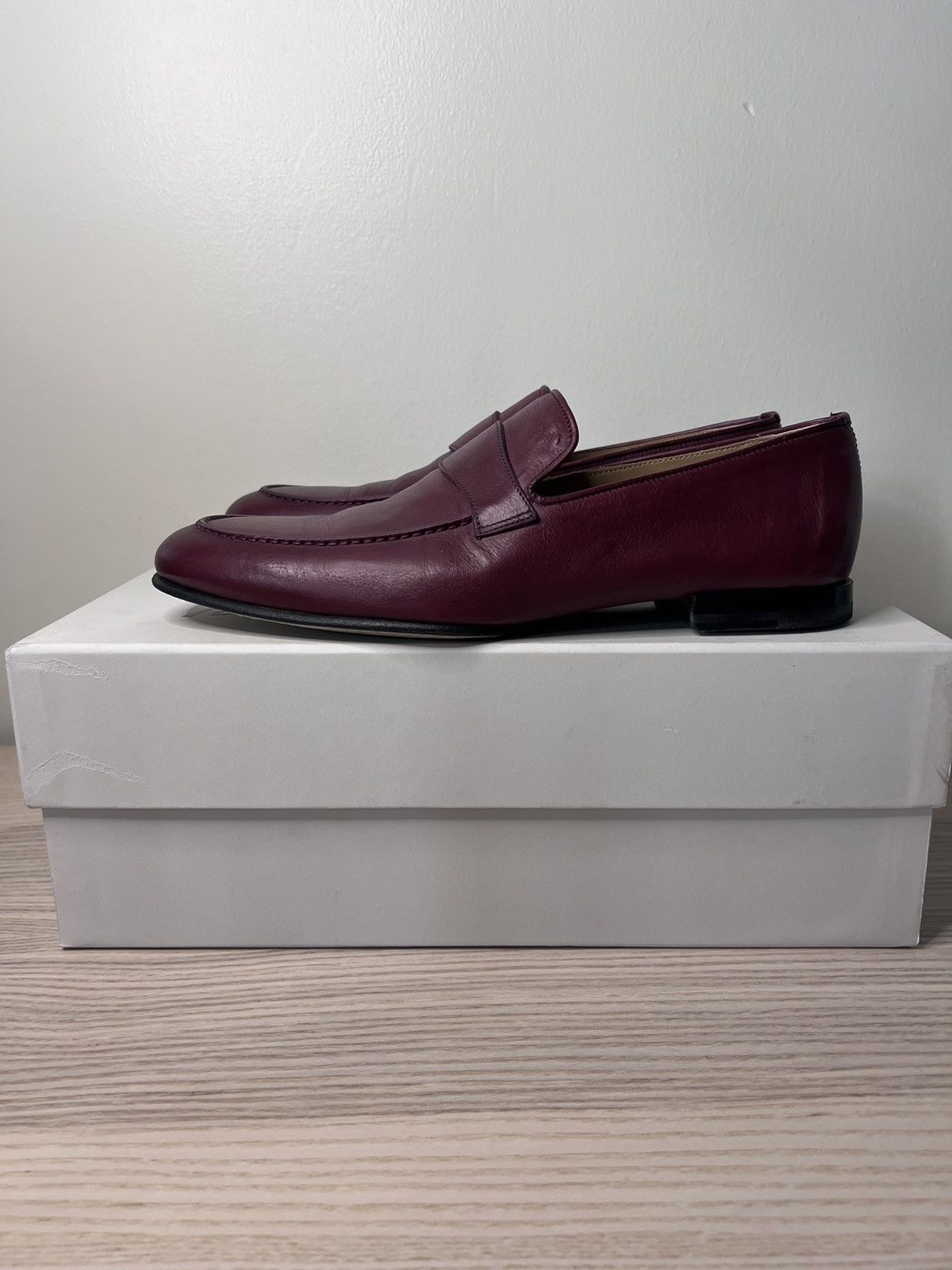 Brioni $1200+ Foot Glove penny loafers, IT42, Italy, worn twice Size US 9 / EU 42 - 4 Thumbnail