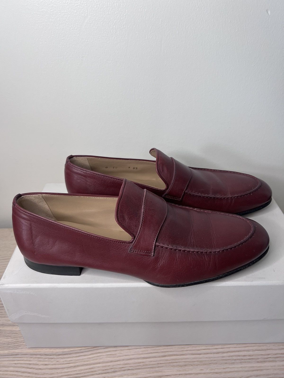 Brioni $1200+ Foot Glove penny loafers, IT42, Italy, worn twice Size US 9 / EU 42 - 7 Thumbnail