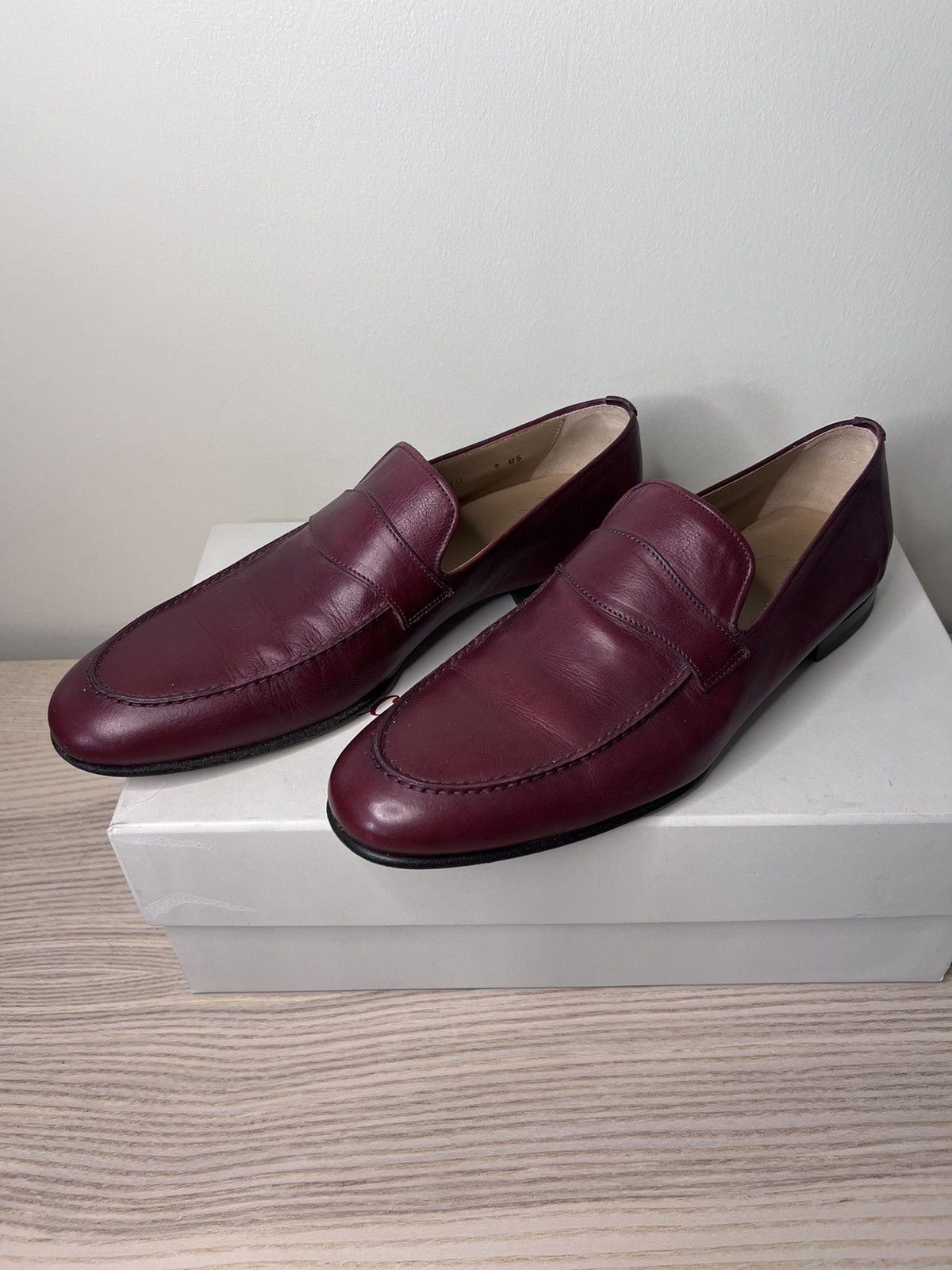 Brioni $1200+ Foot Glove penny loafers, IT42, Italy, worn twice Size US 9 / EU 42 - 11 Thumbnail