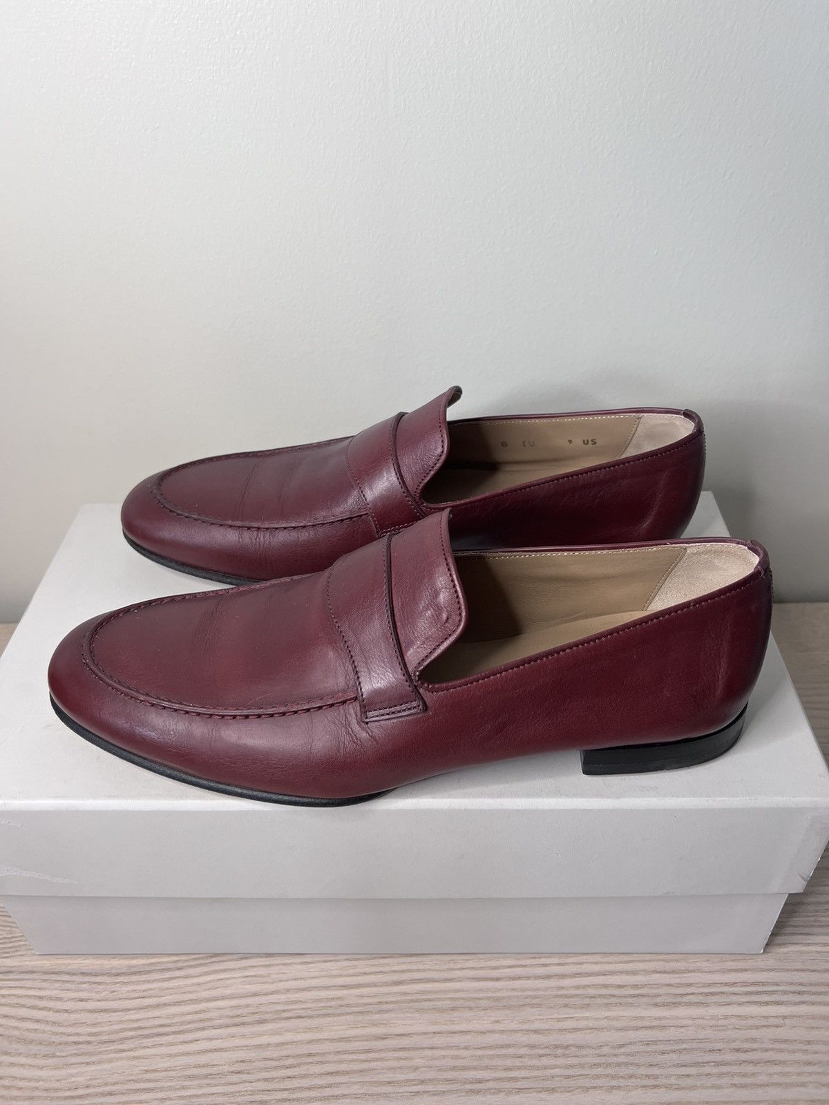 Brioni $1200+ Foot Glove penny loafers, IT42, Italy, worn twice Size US 9 / EU 42 - 1 Thumbnail