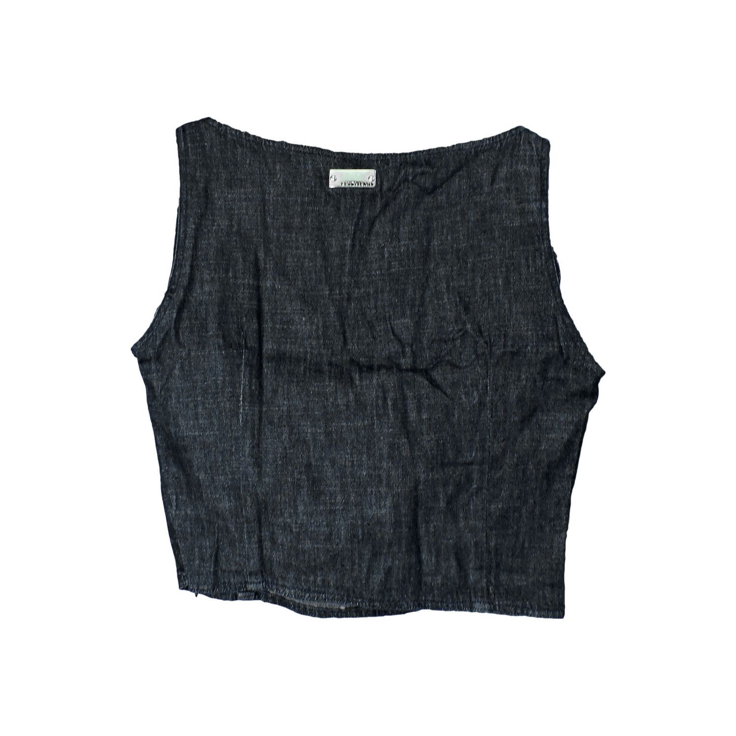 Fendi FENDI FLOWER PATCH DENIM VEST Size S / US 4 / IT 40 - 2 Thumbnail