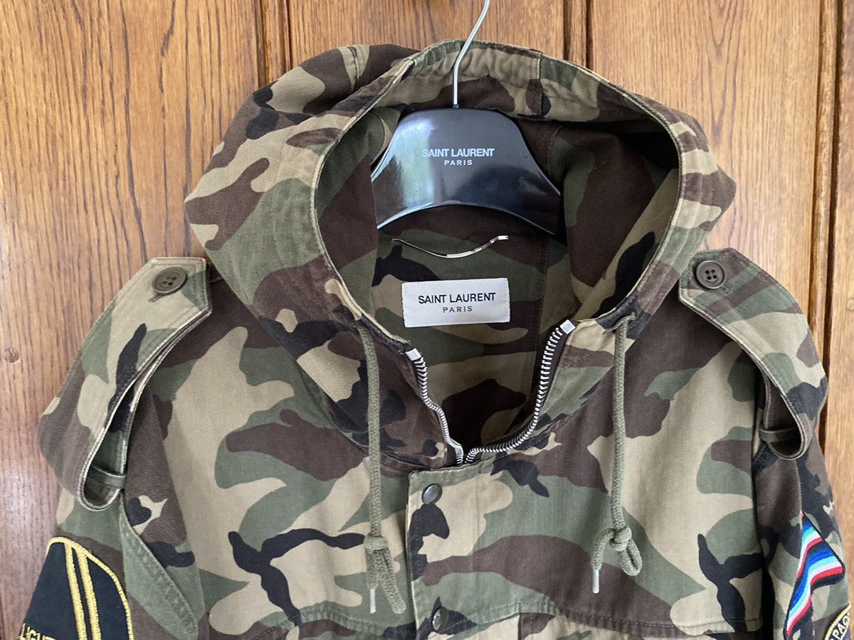 Saint Laurent Paris SS16 Saint Laurent ‘surf sound’ rocket camo parka coat Hedi Size US S / EU 44-46 / 1 - 17 Thumbnail