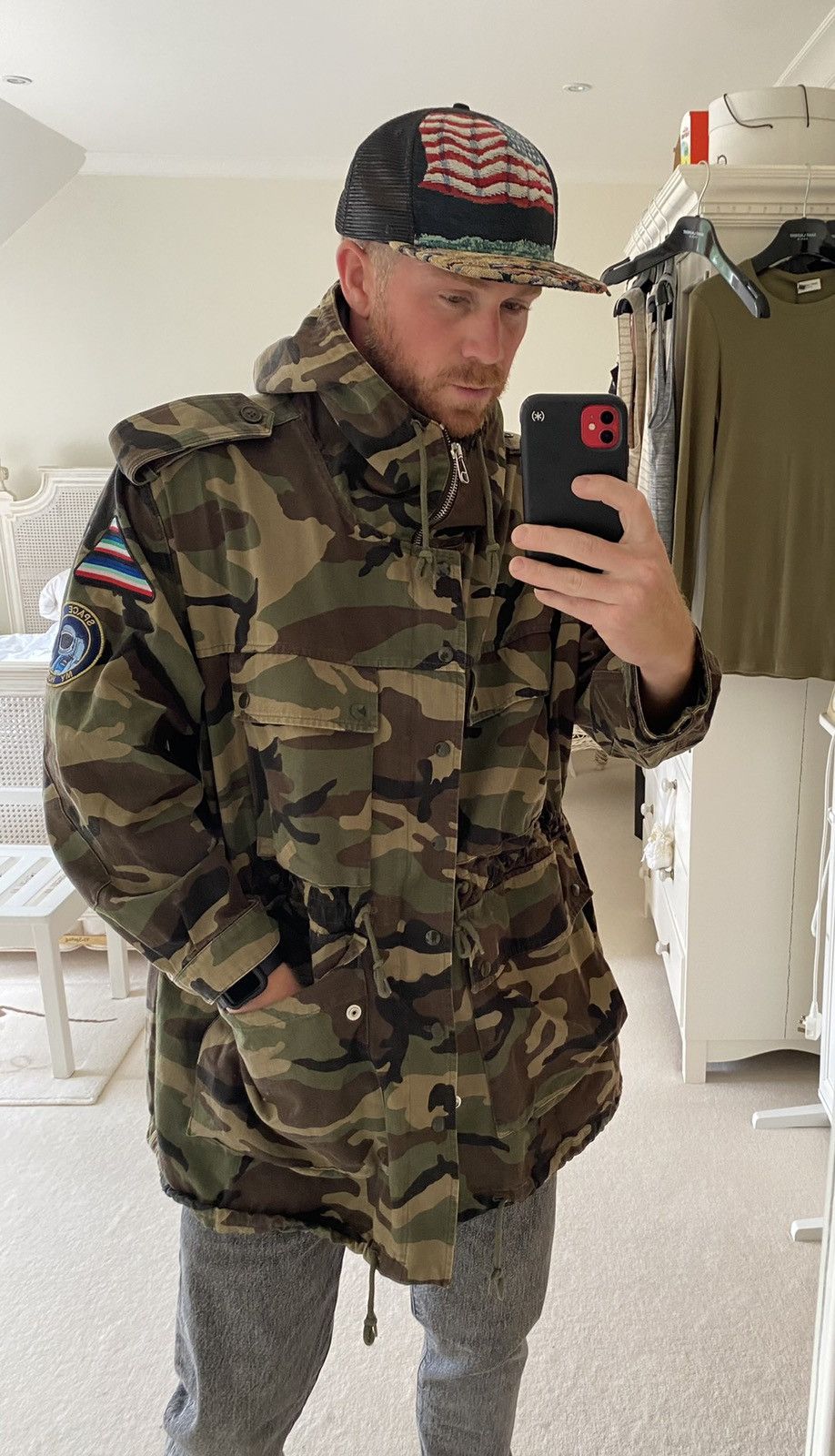 Saint Laurent Paris SS16 Saint Laurent ‘surf sound’ rocket camo parka coat Hedi Size US S / EU 44-46 / 1 - 11 Thumbnail