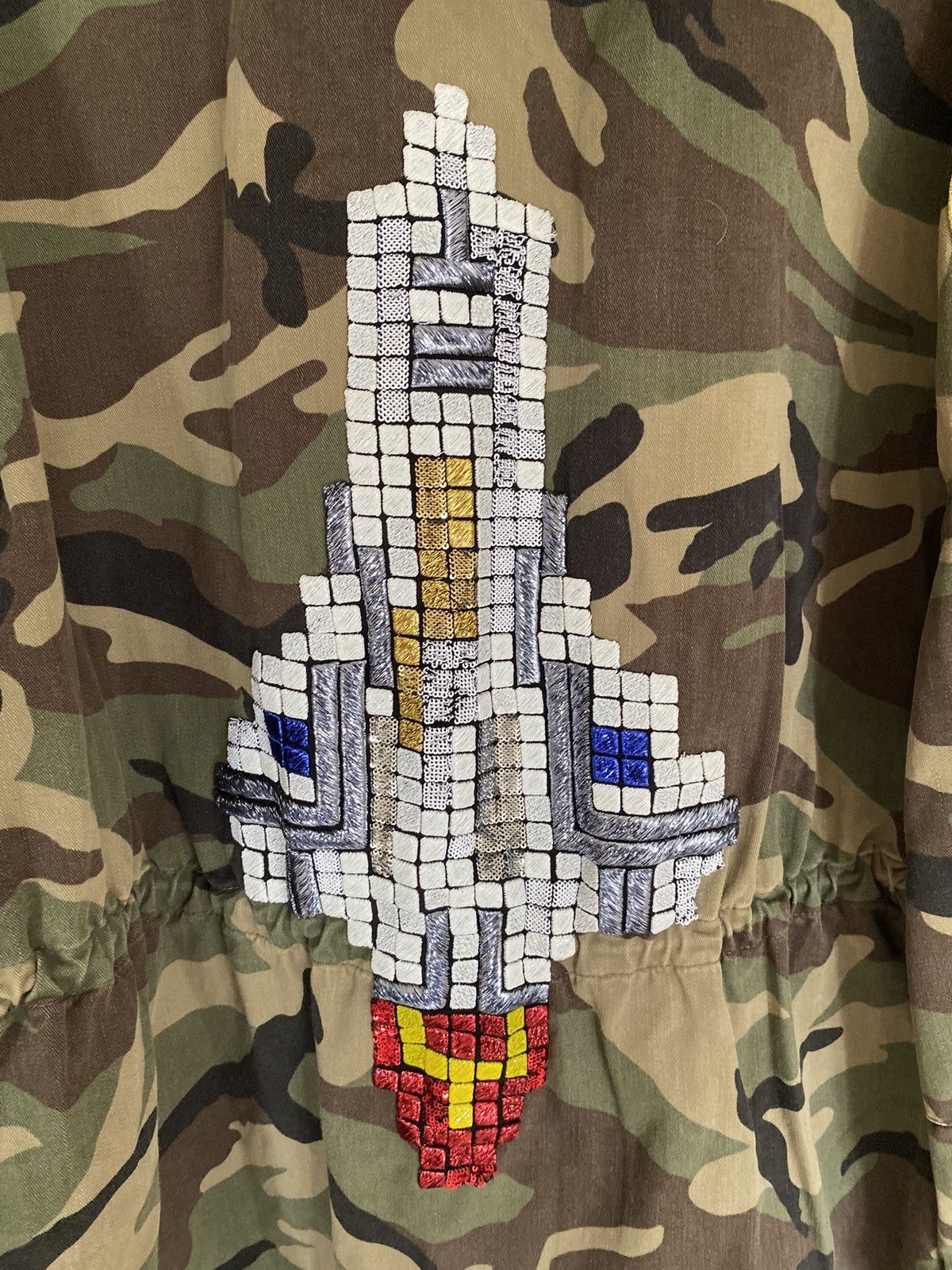 Saint Laurent Paris SS16 Saint Laurent ‘surf sound’ rocket camo parka coat Hedi Size US S / EU 44-46 / 1 - 18 Thumbnail