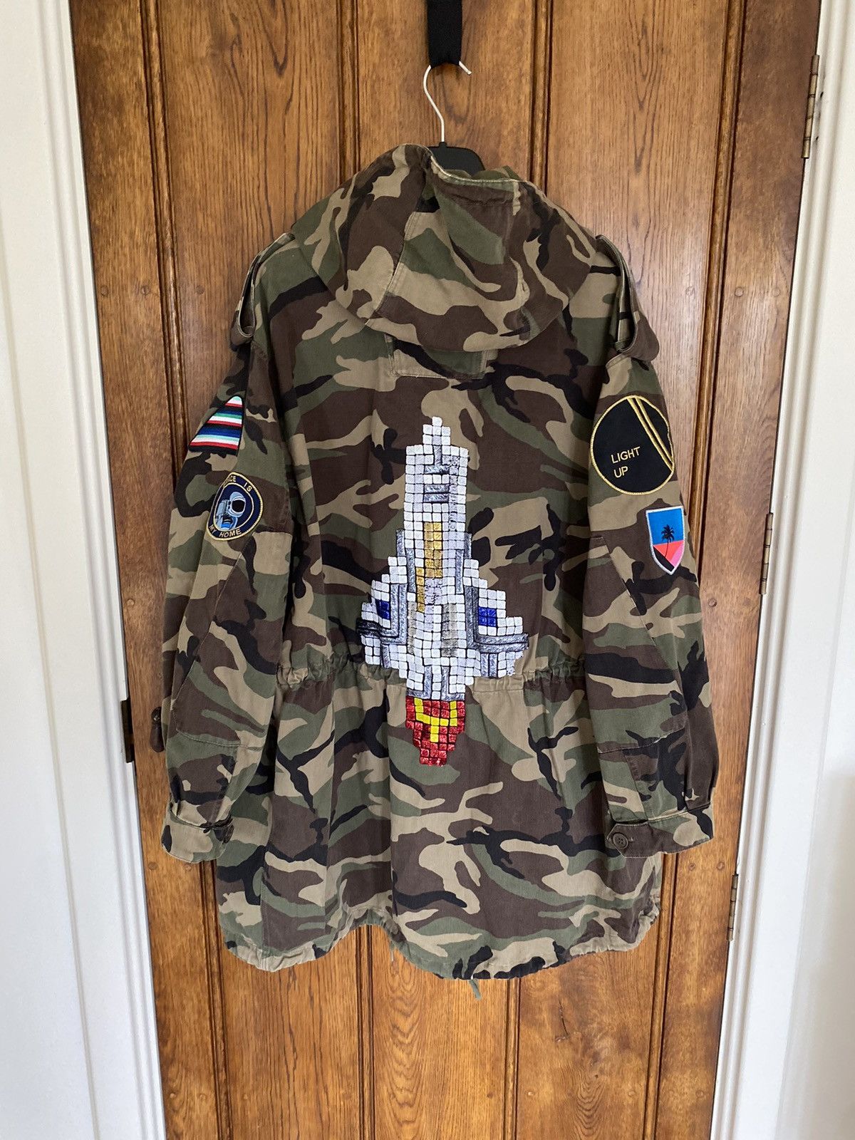 Saint Laurent Paris SS16 Saint Laurent ‘surf sound’ rocket camo parka coat Hedi Size US S / EU 44-46 / 1 - 3 Thumbnail