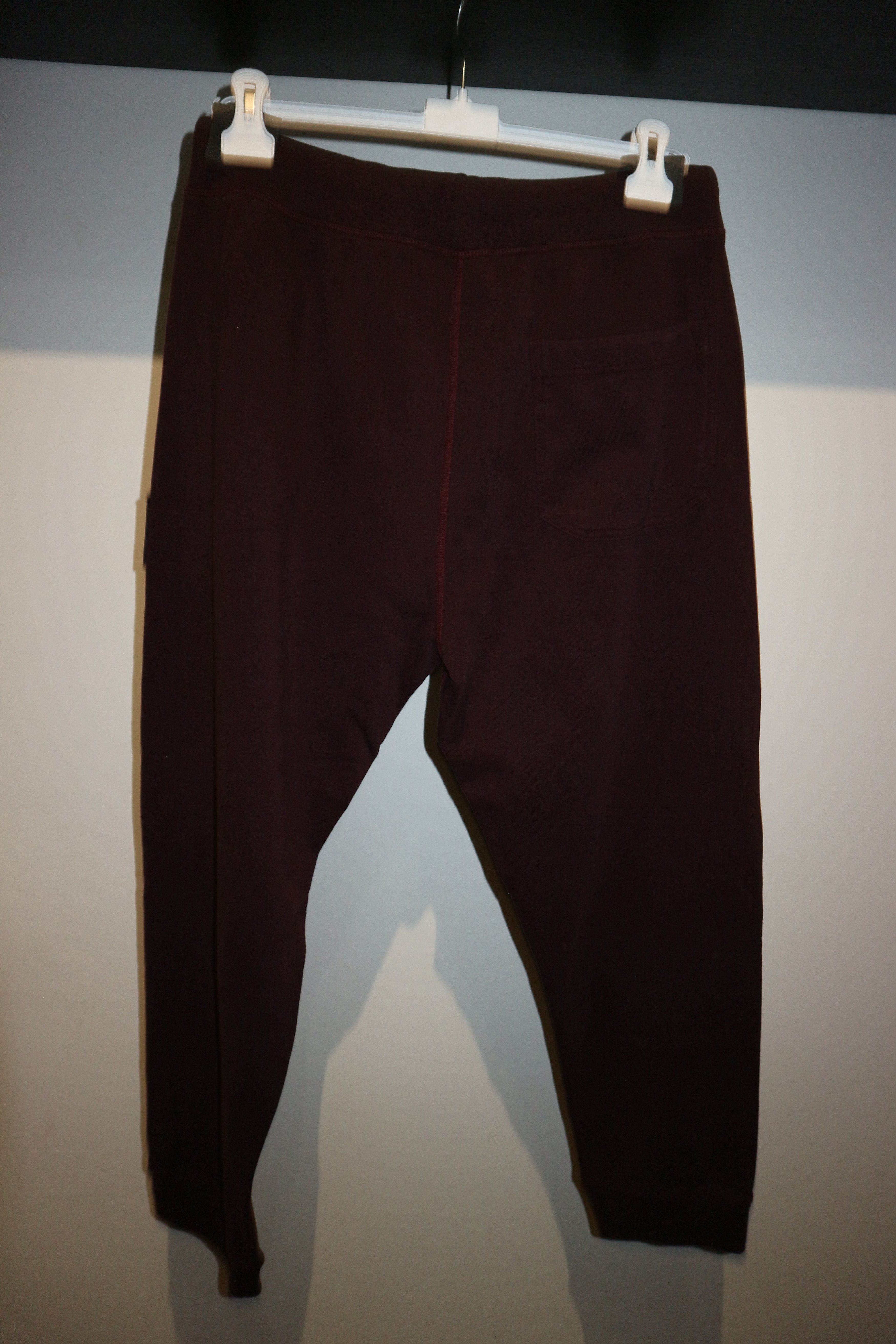 Helmut Lang burgundy logo patch sweatpants Size US 36 / EU 52 - 7 Thumbnail