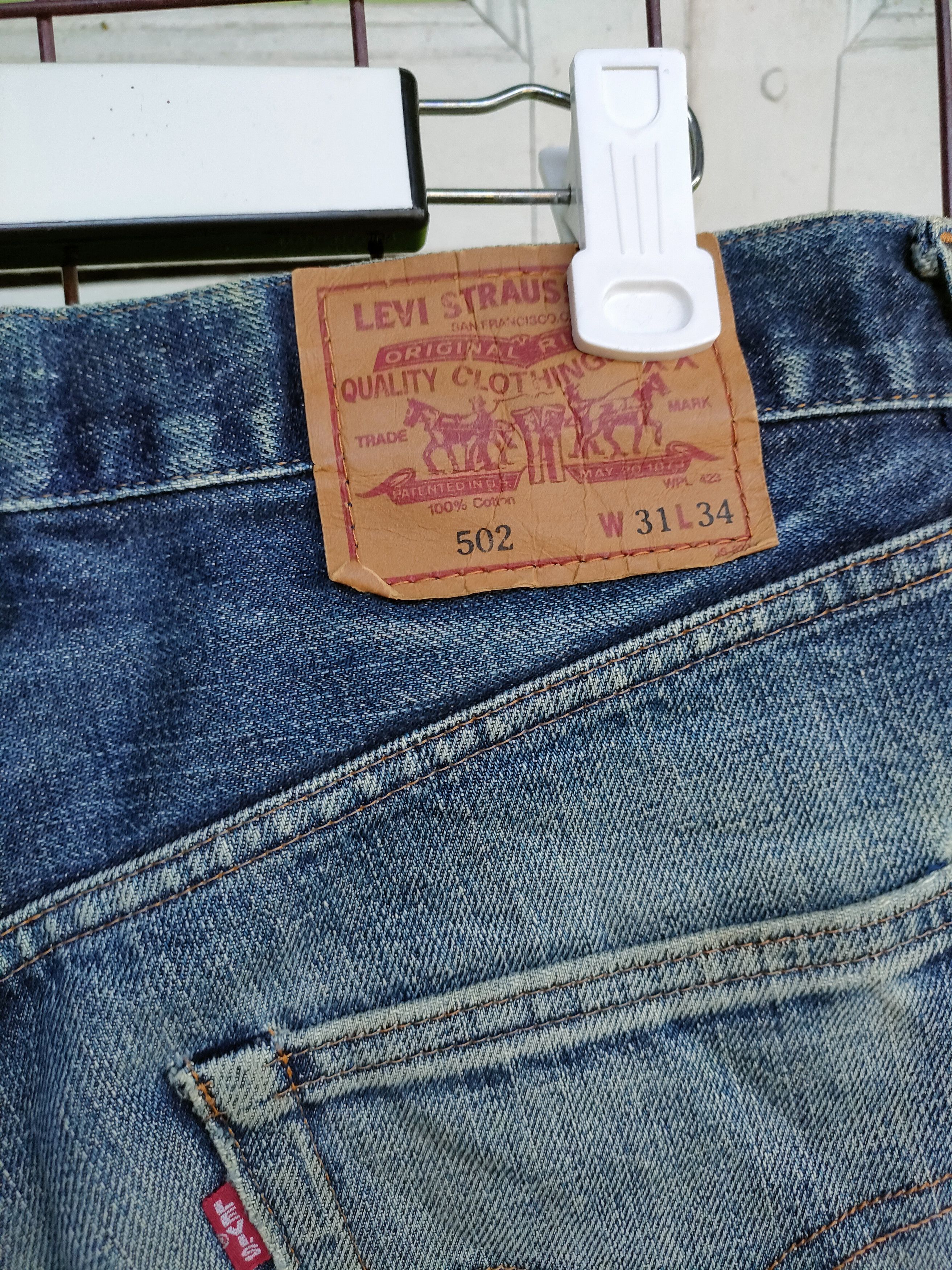 Levi's × Levi's Vintage Clothing Levi's 502 Japanese Distressed Selvedge Denim Size US 31 - 7 Thumbnail
