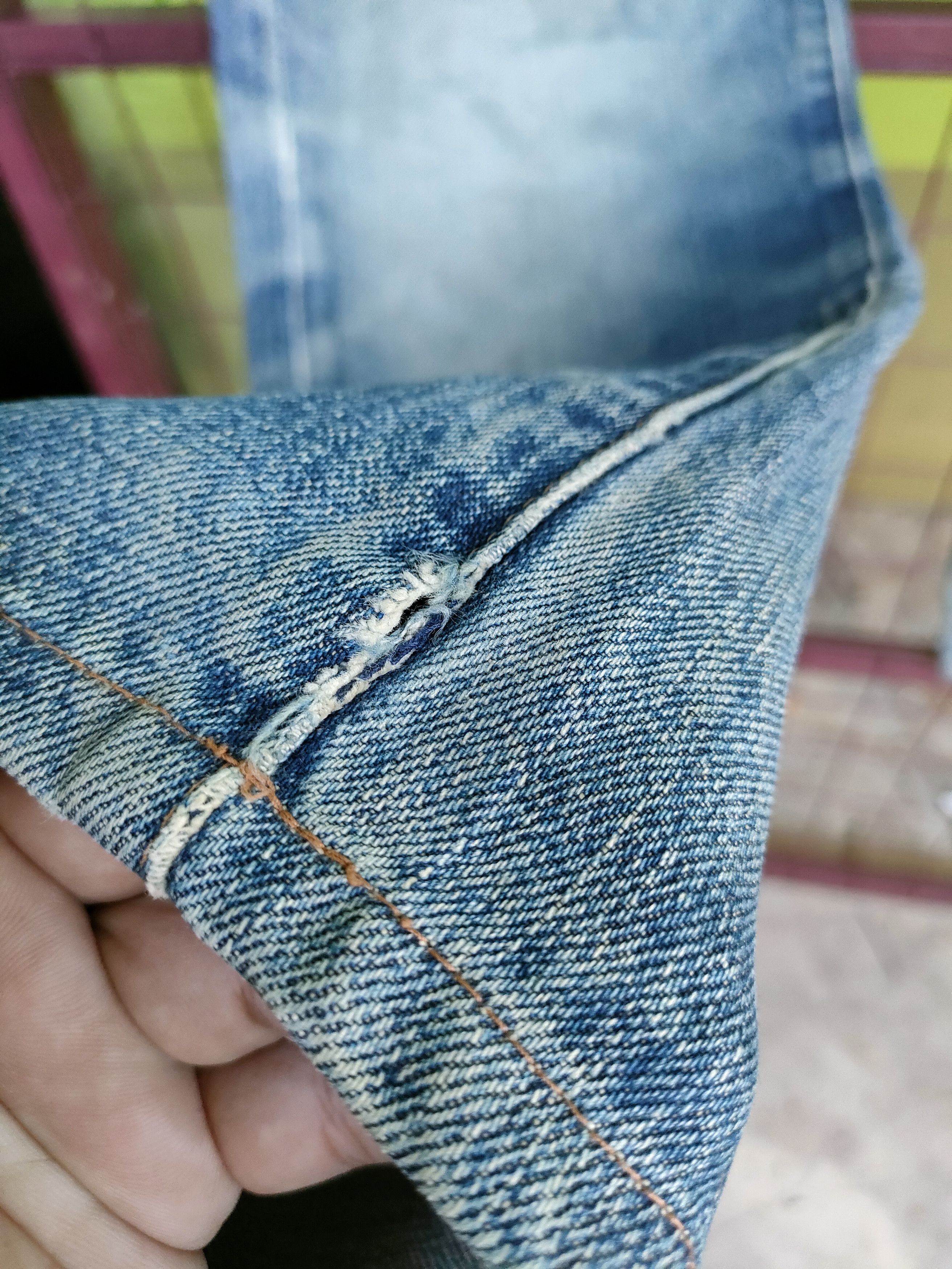 Levi's × Levi's Vintage Clothing Levi's 502 Japanese Distressed Selvedge Denim Size US 31 - 9 Thumbnail