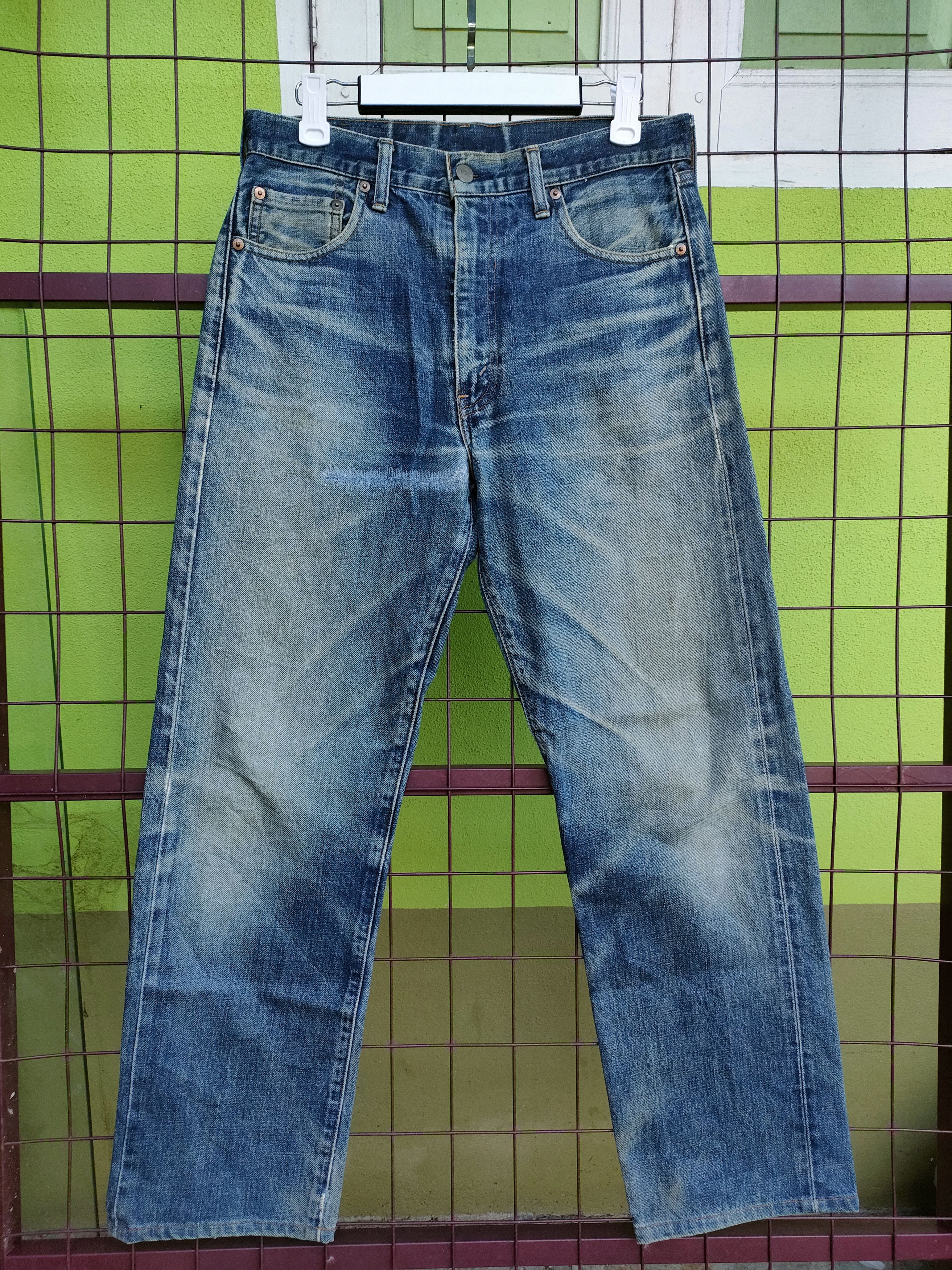 Levi's × Levi's Vintage Clothing Levi's 502 Japanese Distressed Selvedge Denim Size US 31 - 1 Thumbnail