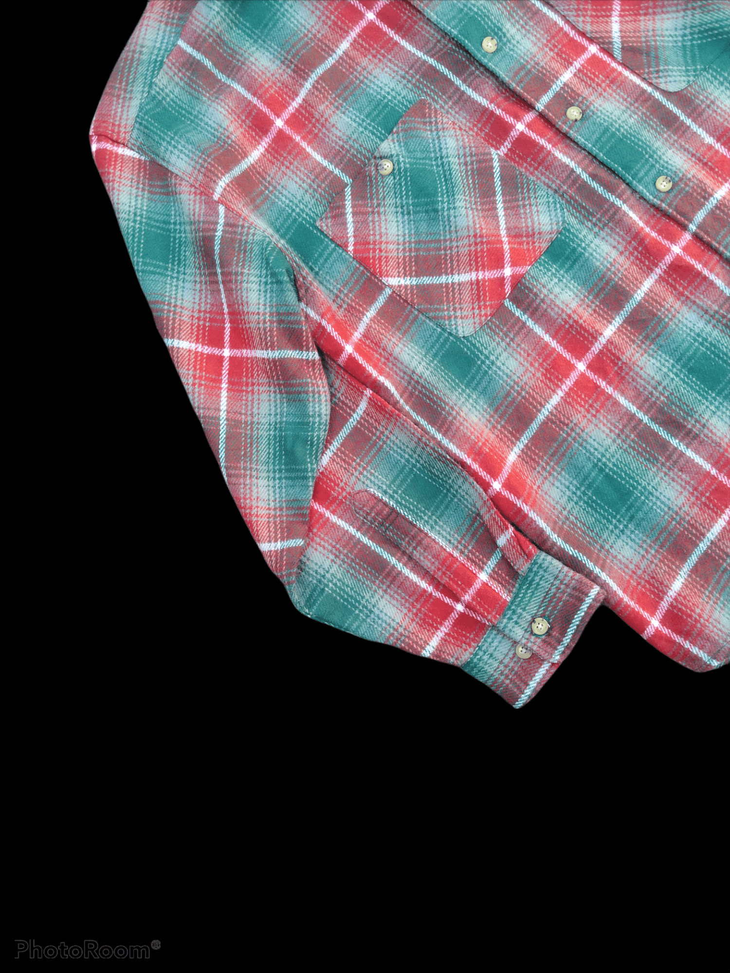 Flannel FAMOUS BRAND TARTAN FLANNEL WOOL BUTTON-UP Size US M / EU 48-50 / 2 - 4 Thumbnail