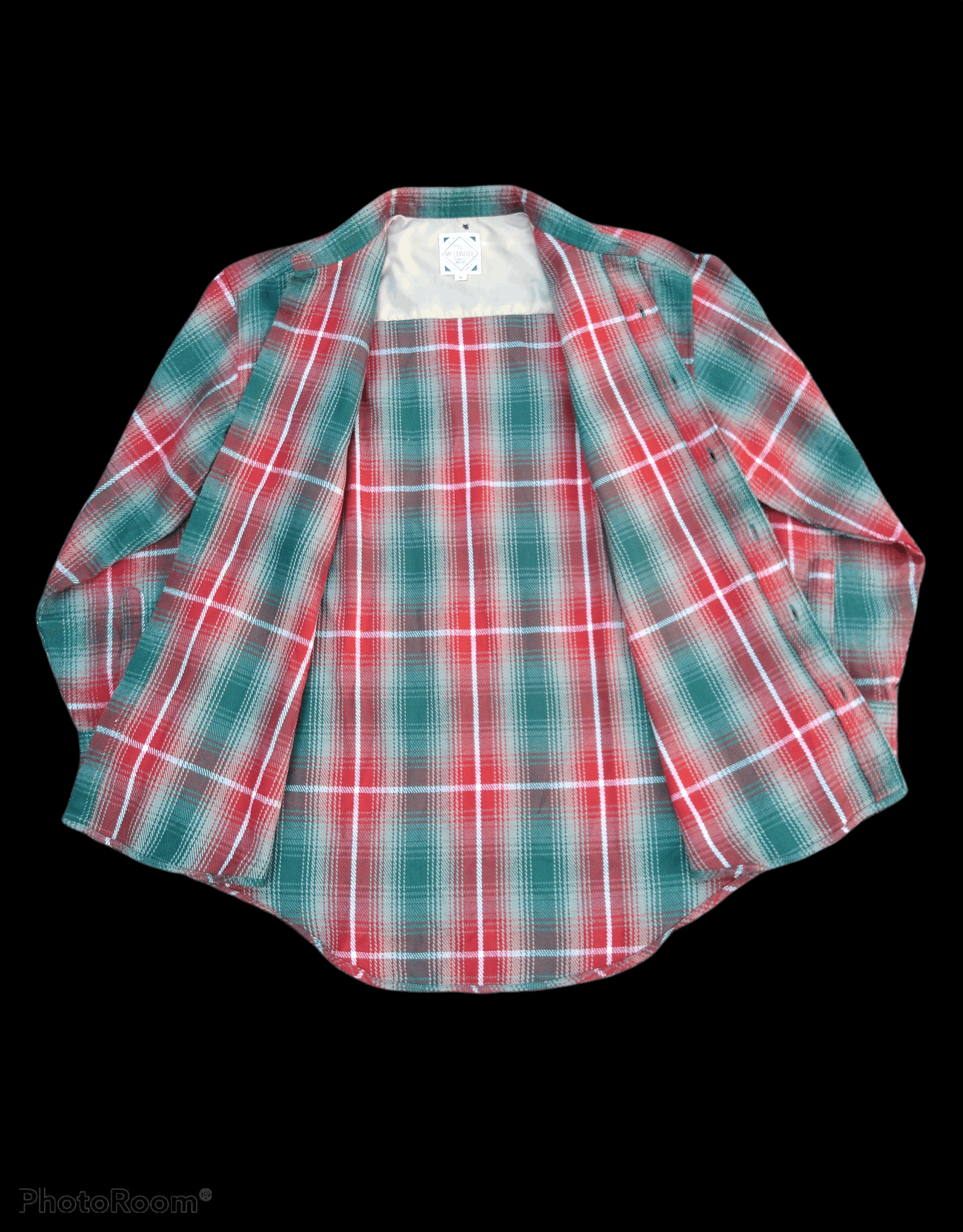 Flannel FAMOUS BRAND TARTAN FLANNEL WOOL BUTTON-UP Size US M / EU 48-50 / 2 - 3 Thumbnail