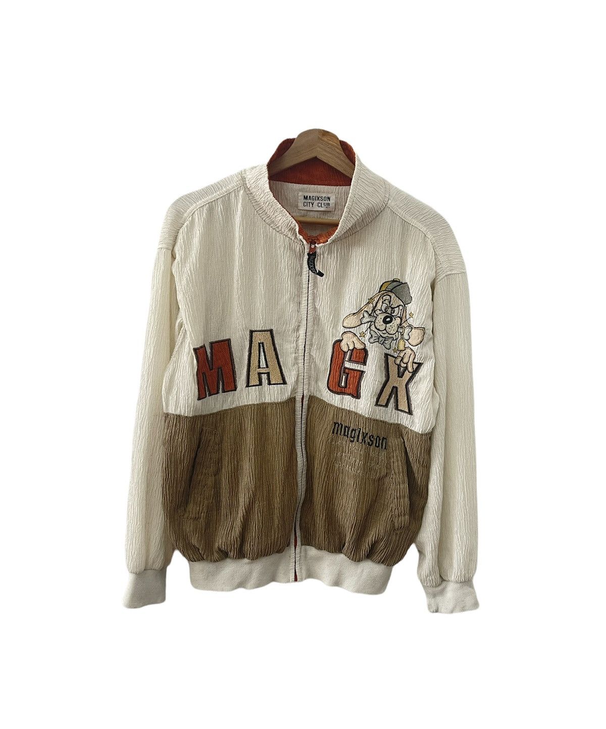 Japanese Brand × Vintage Vintage Magixson City Club Spell Out Zipper Jacket Size US M / EU 48-50 / 2 - 1 Thumbnail
