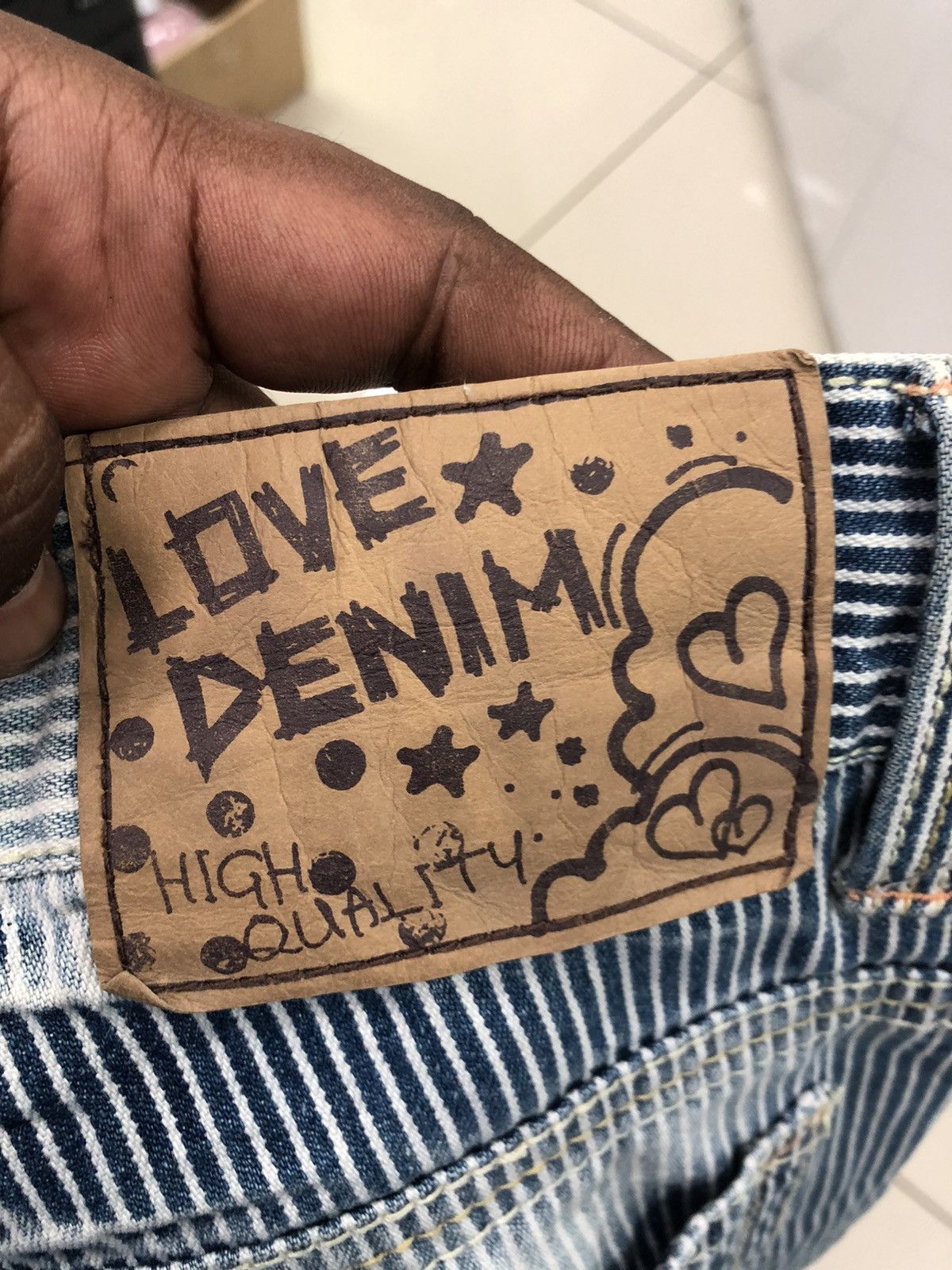 Japanese Brand × Seditionaries Love Denim Rare Hickory stripe with patches Size US 32 / EU 48 - 10 Thumbnail