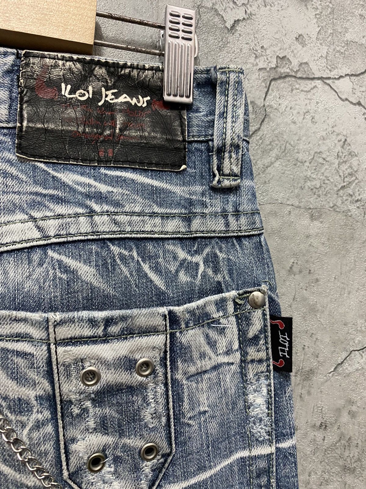 Japanese Brand × Vintage Vintage Koi Jeans Japan Distressed Flared Denim Pants Size US 30 / EU 46 - 15 Thumbnail