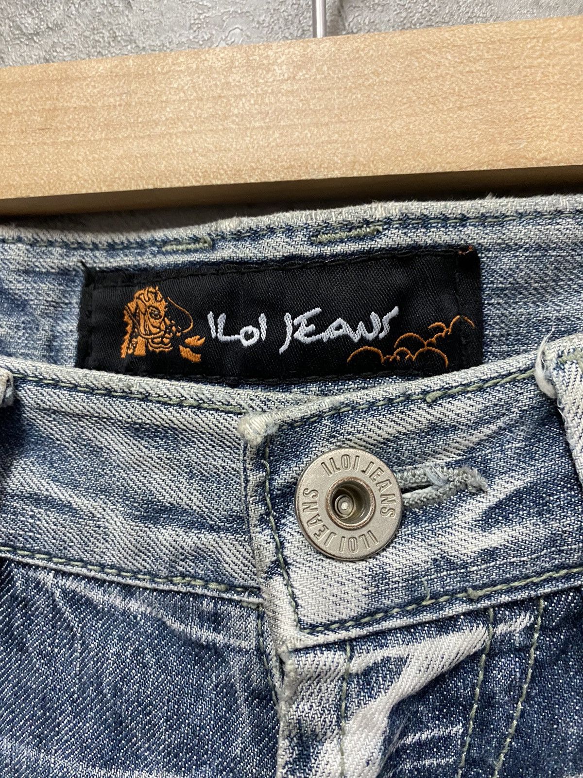 Japanese Brand × Vintage Vintage Koi Jeans Japan Distressed Flared Denim Pants Size US 30 / EU 46 - 14 Thumbnail