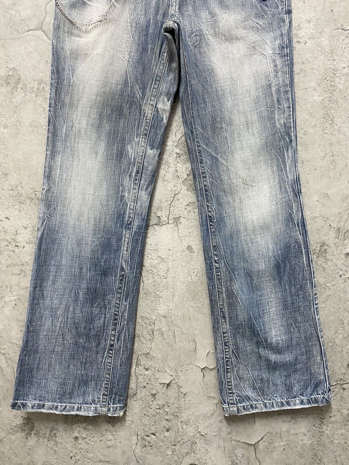 Japanese Brand × Vintage Vintage Koi Jeans Japan Distressed Flared Denim Pants Size US 30 / EU 46 - 5 Thumbnail