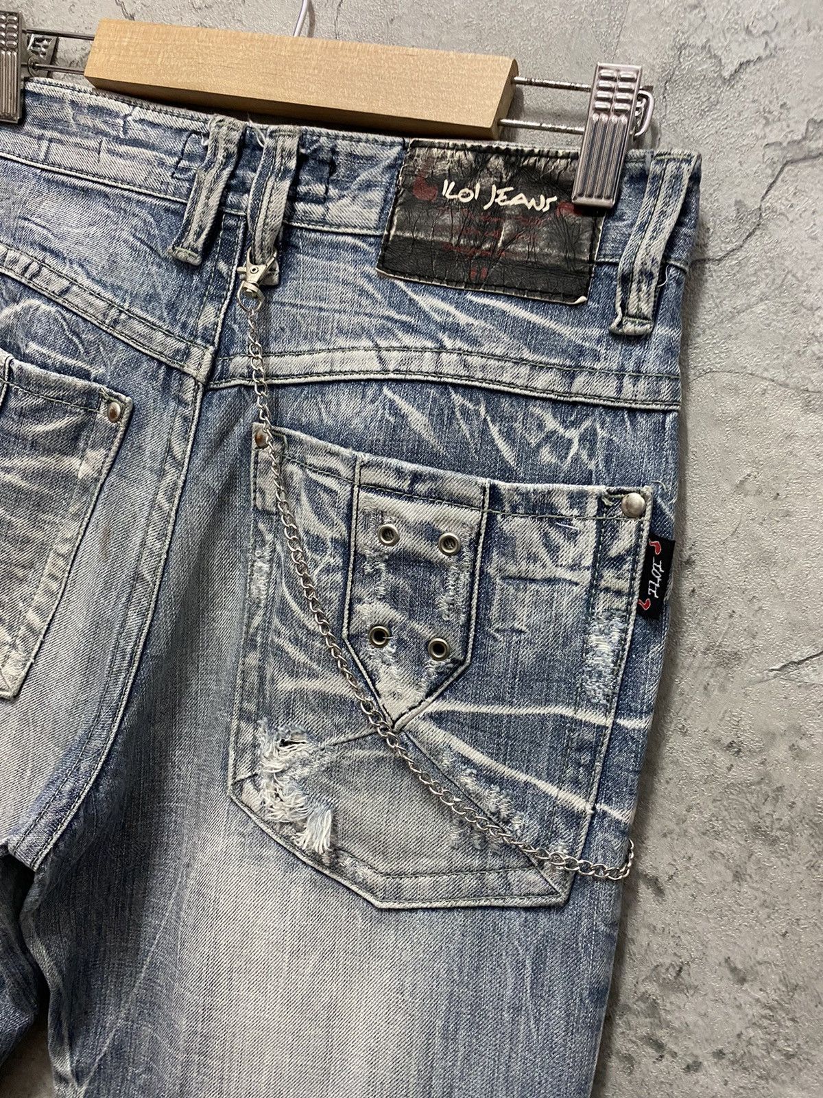 Japanese Brand × Vintage Vintage Koi Jeans Japan Distressed Flared Denim Pants Size US 30 / EU 46 - 12 Thumbnail