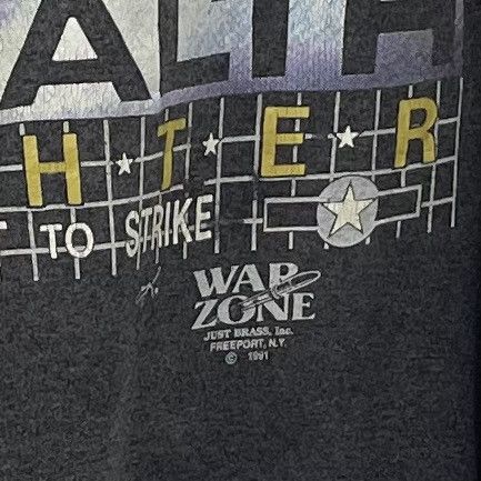 Vintage Vintage 3D T-Shirt Paper Thin F-117A Stealth Fighter Size US XL / EU 56 / 4 - 3 Thumbnail