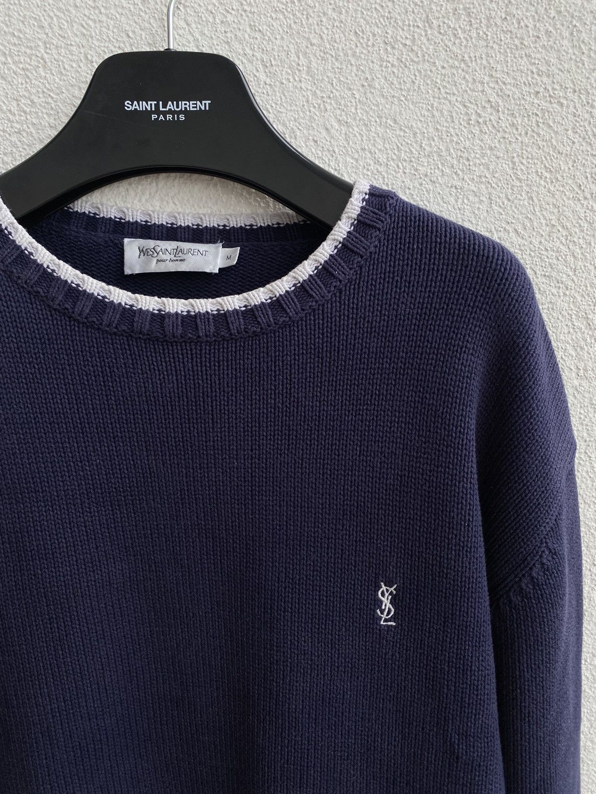 Vintage ysl sweater hot sale