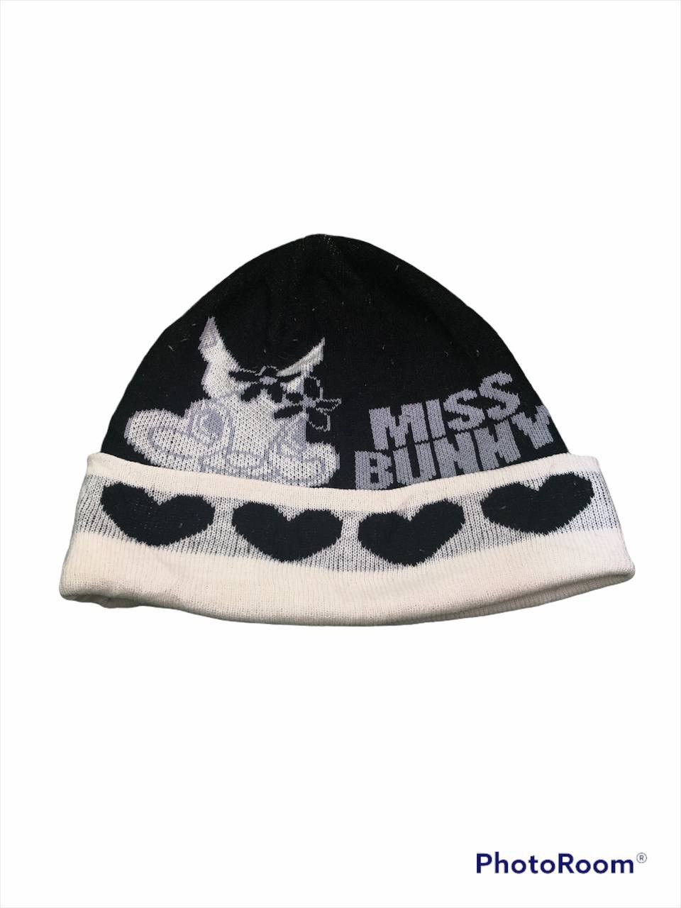 image of Cartoon Network x Character Hero Disney Miss Bunny Love & Love Beanie in Black, Men's